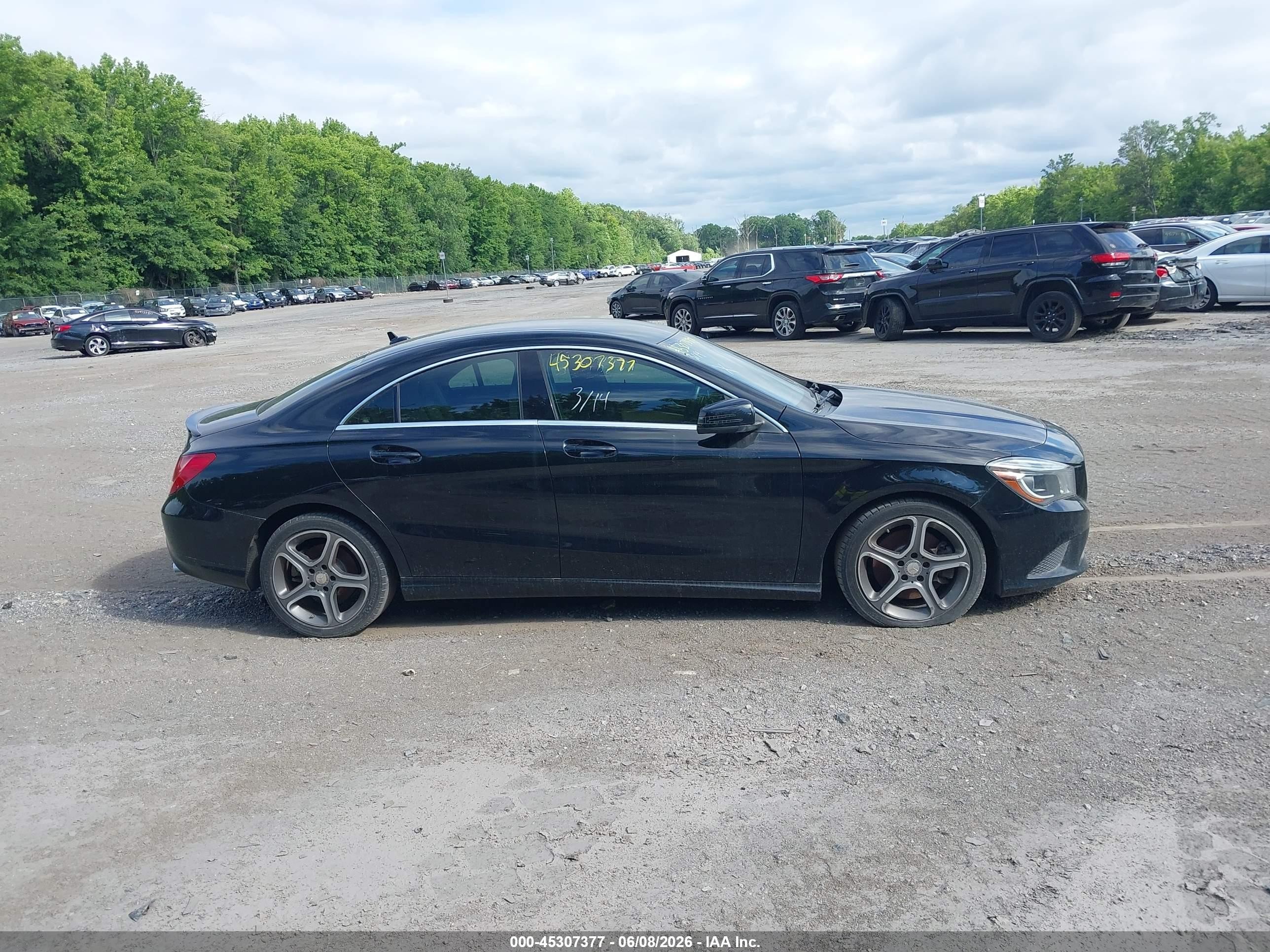 2014 Mercedes-benz Cla 250 4matic Black vin: WDDSJ4GB7EN120740
