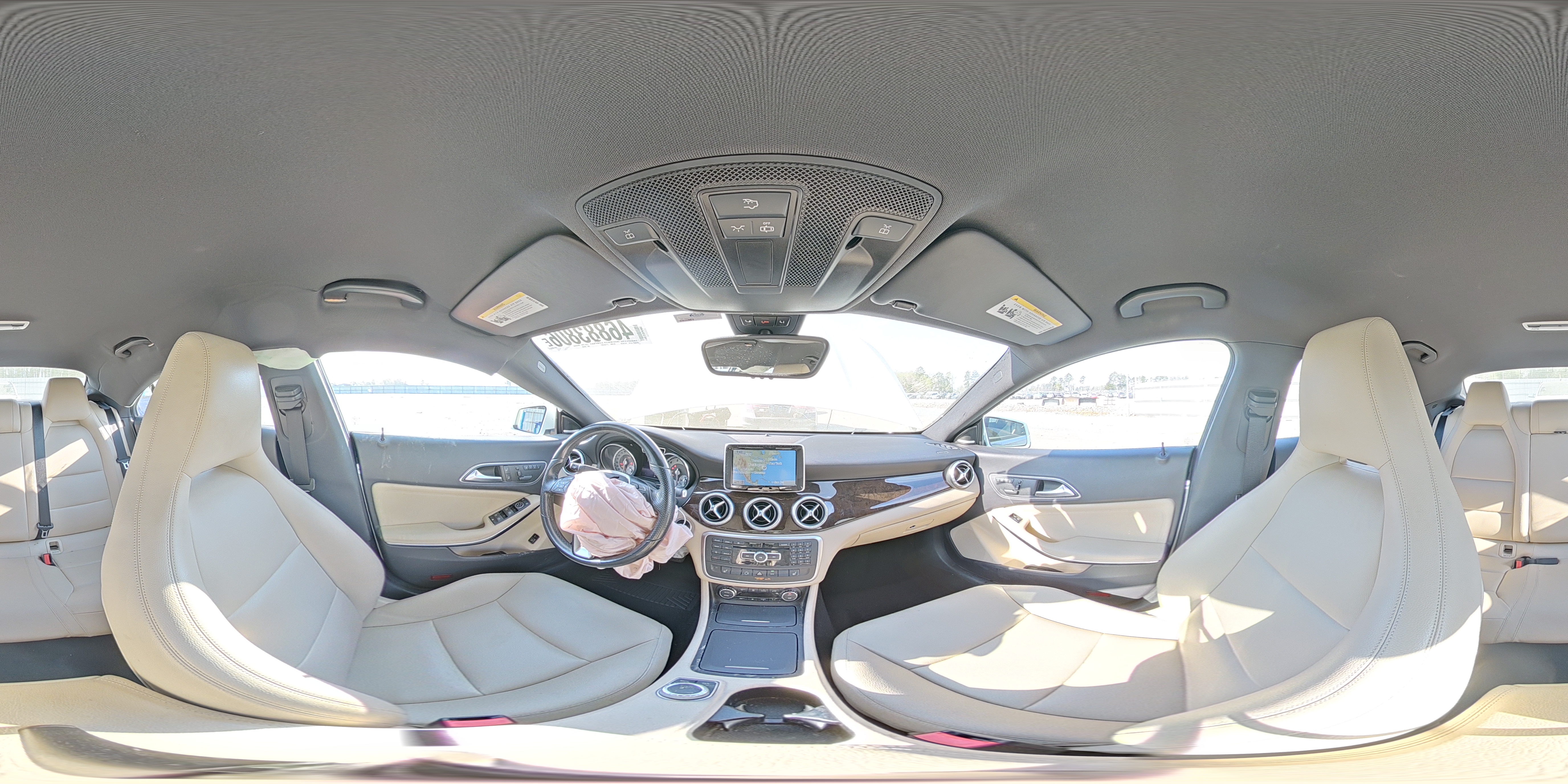 2014 Mercedes-benz Cla 250 4matic White vin: WDDSJ4GB7EN126506