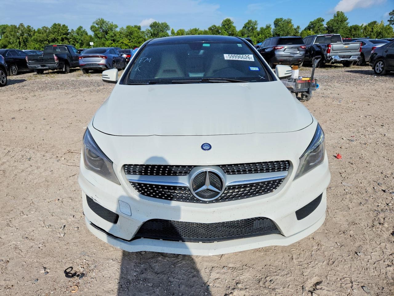 2014 Mercedes-benz Cla 250 4matic White vin: WDDSJ4GB7EN155486
