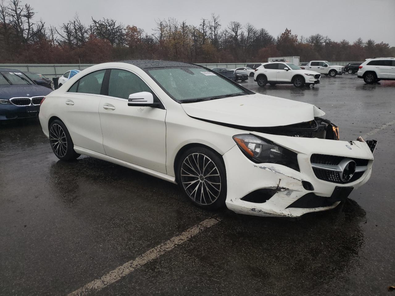 2015 Mercedes-benz Cla 250 4matic White vin: WDDSJ4GB7FN223786