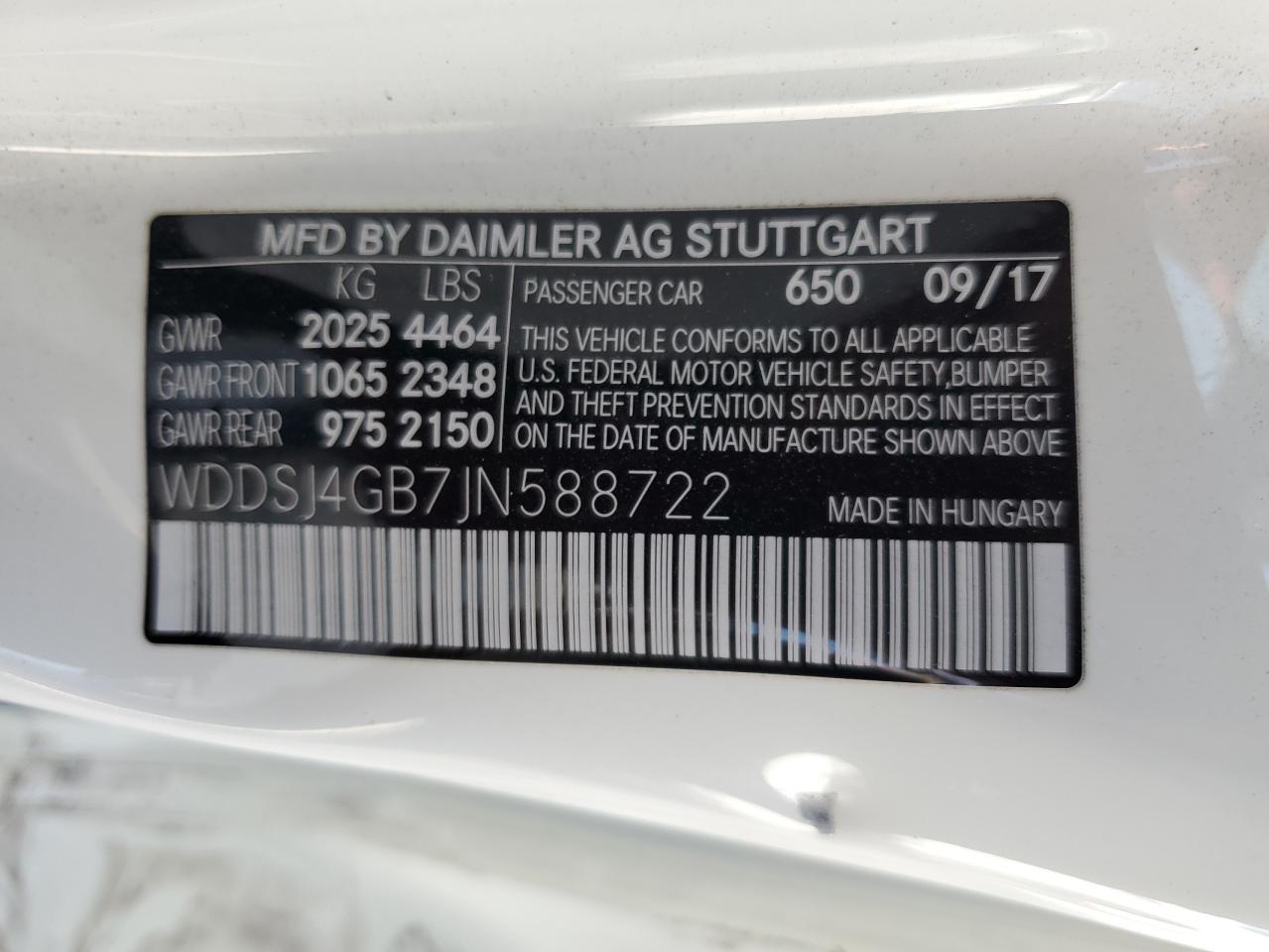 2018 Mercedes-benz Cla 250 4matic Белый vin: WDDSJ4GB7JN588722