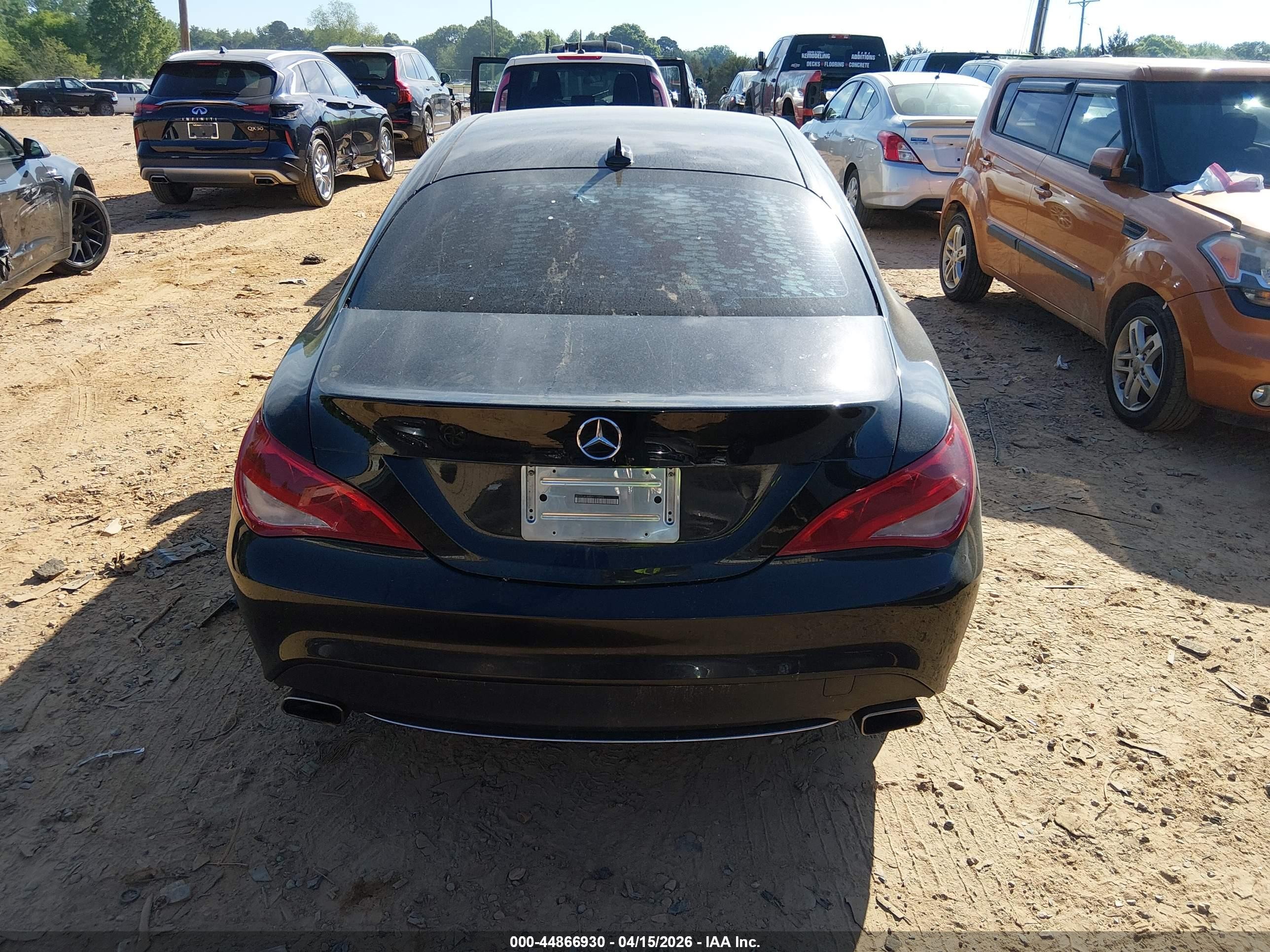 2014 Mercedes-benz Cla 250 4matic Black vin: WDDSJ4GB8EN105955