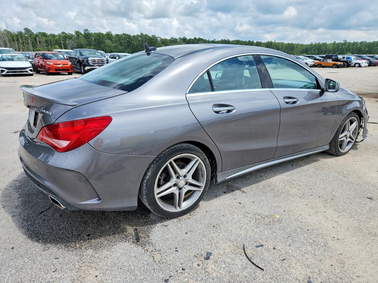 2014 Mercedes-benz Cla 250 4matic Серый vin: WDDSJ4GB8EN134405