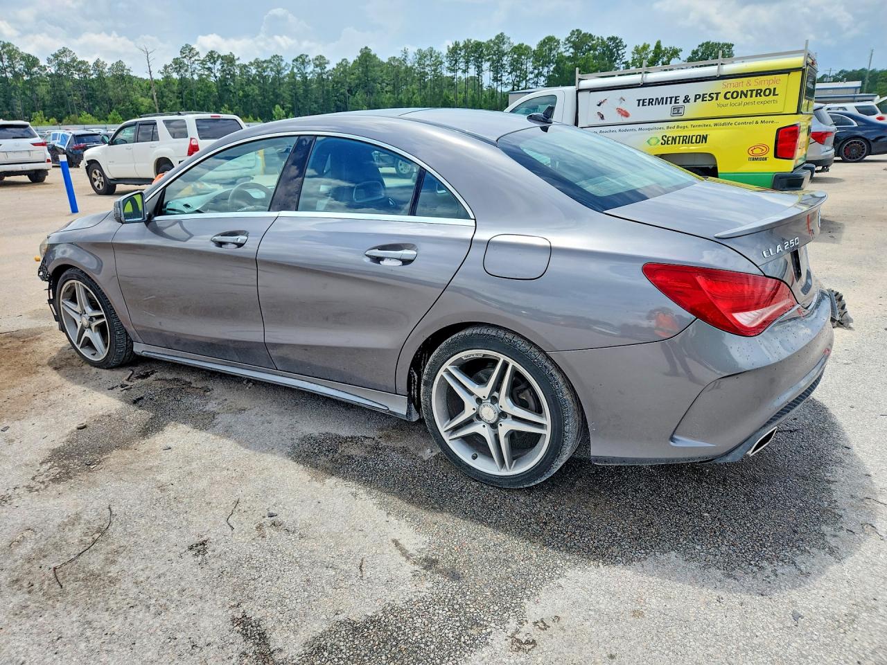 2014 Mercedes-benz Cla 250 4matic Серый vin: WDDSJ4GB8EN134405