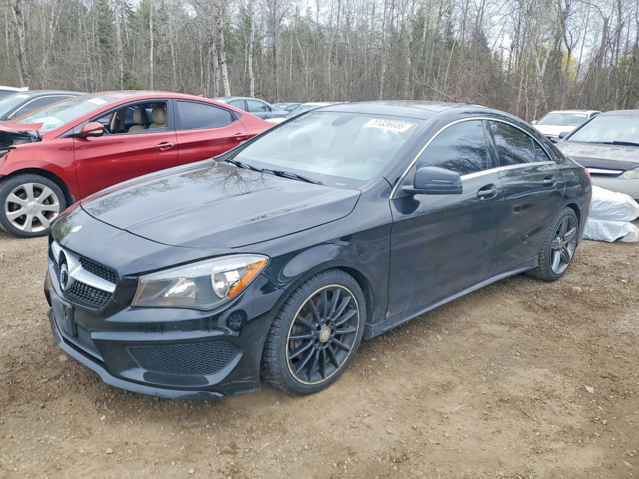 2014 Mercedes-benz Cla250 Black vin: WDDSJ4GB8EN152175