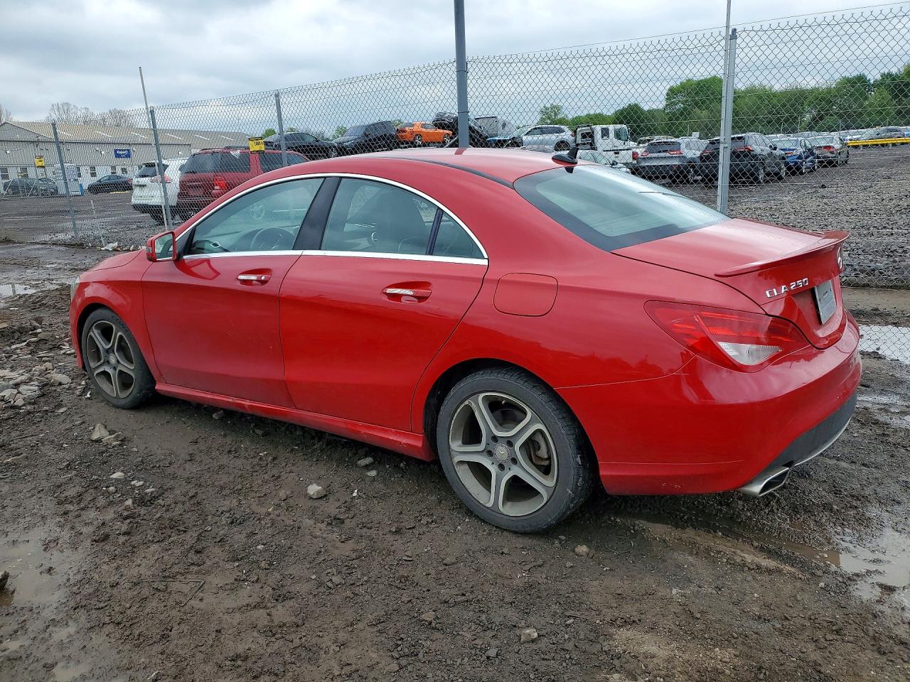 2014 Mercedes-benz Cla 250 4matic Красный vin: WDDSJ4GB8EN152919