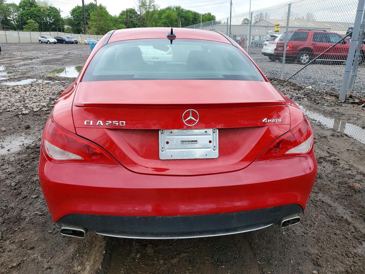 2014 Mercedes-benz Cla 250 4matic Красный vin: WDDSJ4GB8EN152919