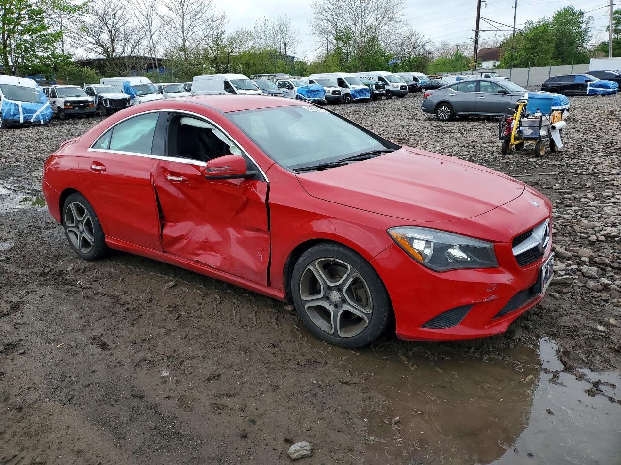 2014 Mercedes-benz Cla 250 4matic Красный vin: WDDSJ4GB8EN152919