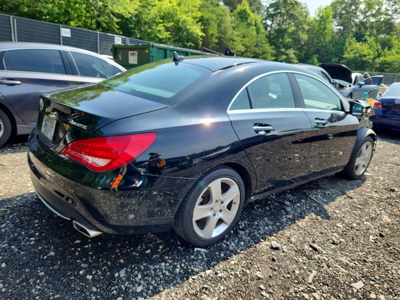 2015 Mercedes-benz Cla 250 4matic Black vin: WDDSJ4GB8FN178499