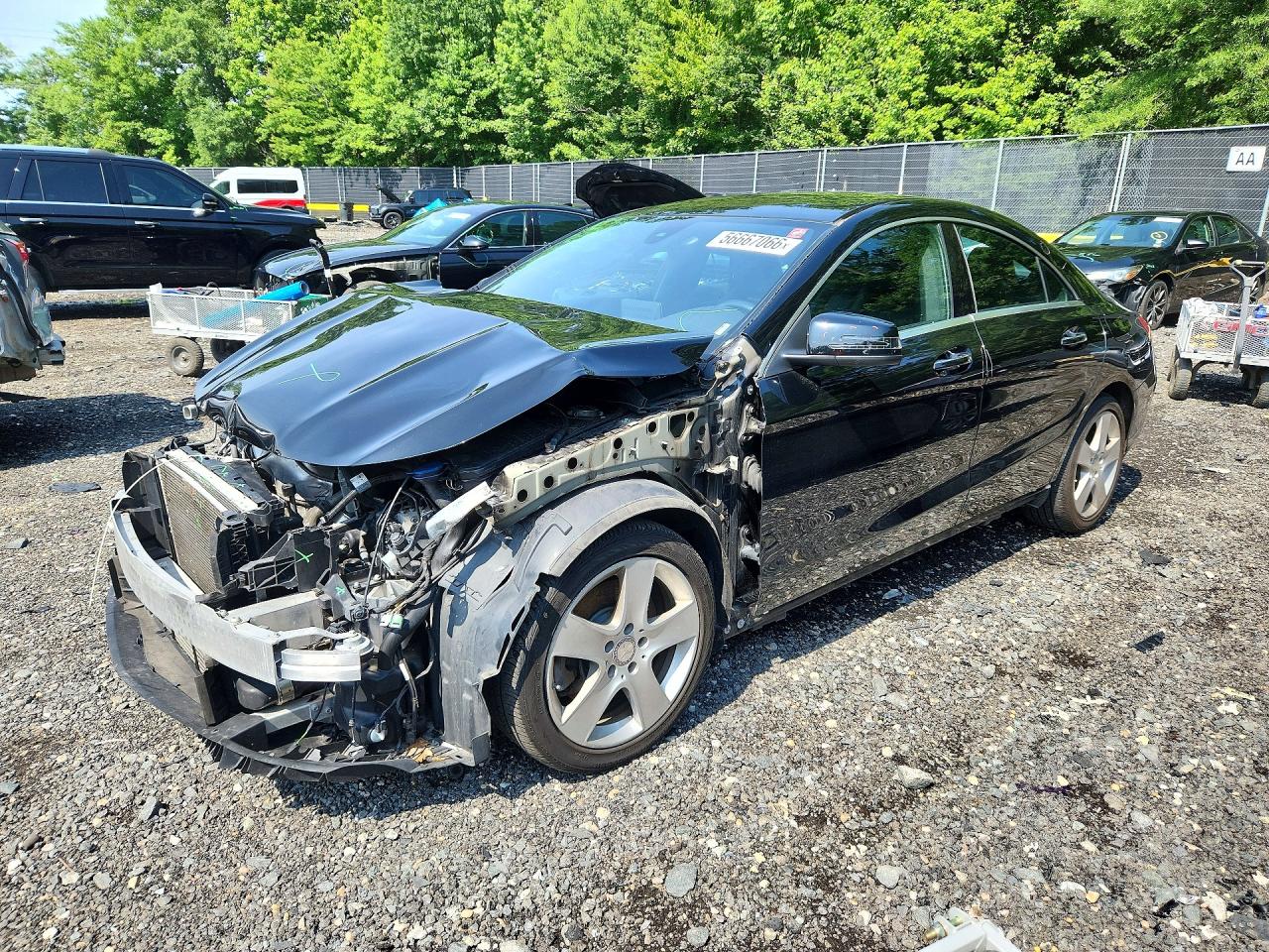 2015 Mercedes-benz Cla 250 4matic Black vin: WDDSJ4GB8FN178499