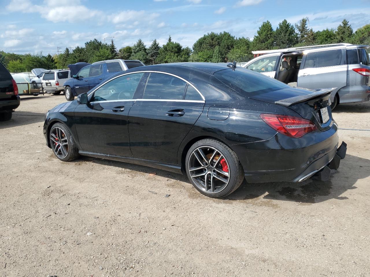 2018 Mercedes-benz Cla 250 4matic Черный vin: WDDSJ4GB8JN554935