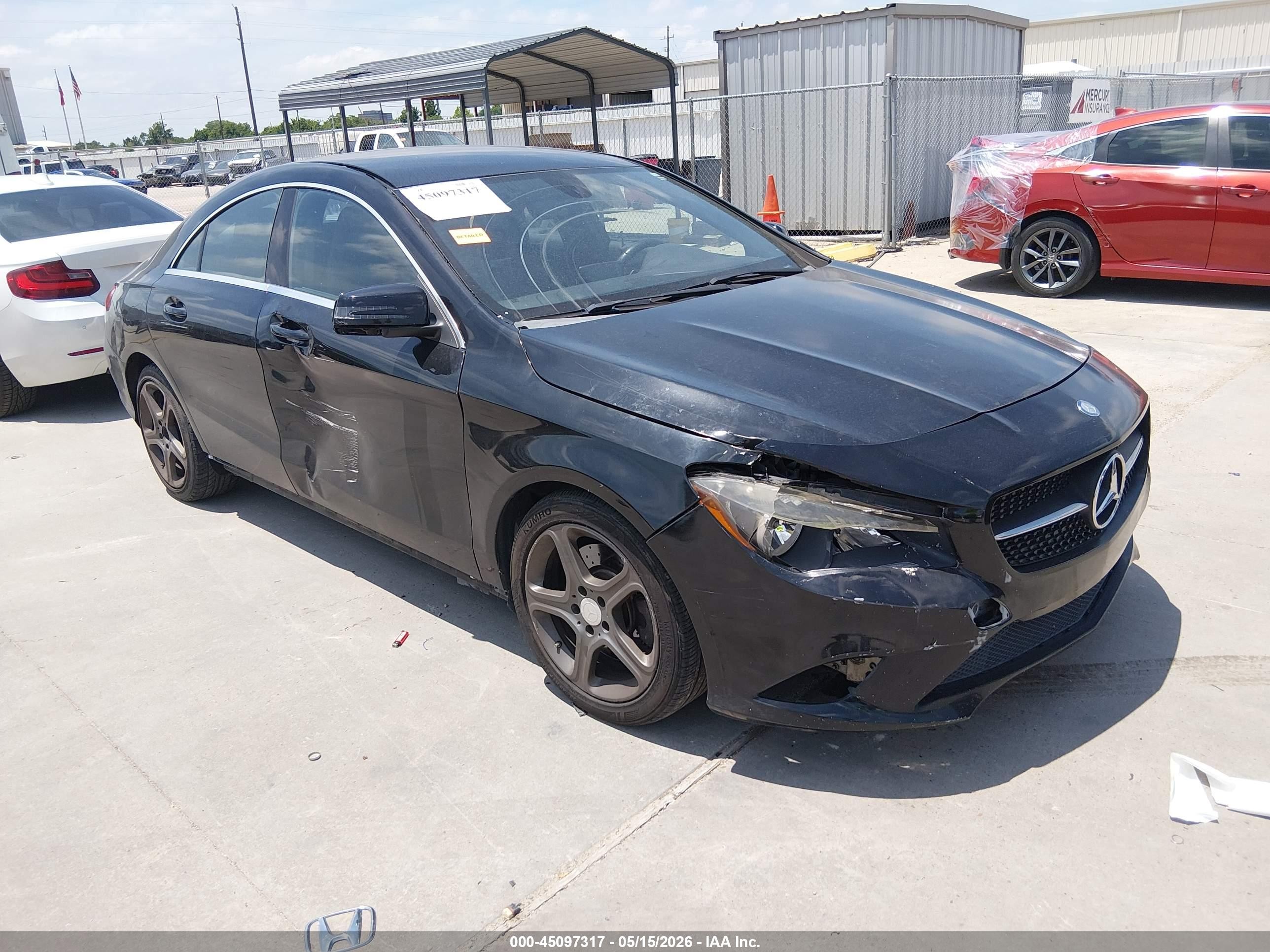2014 Mercedes-benz Cla 250 4matic Black vin: WDDSJ4GB9EN073517