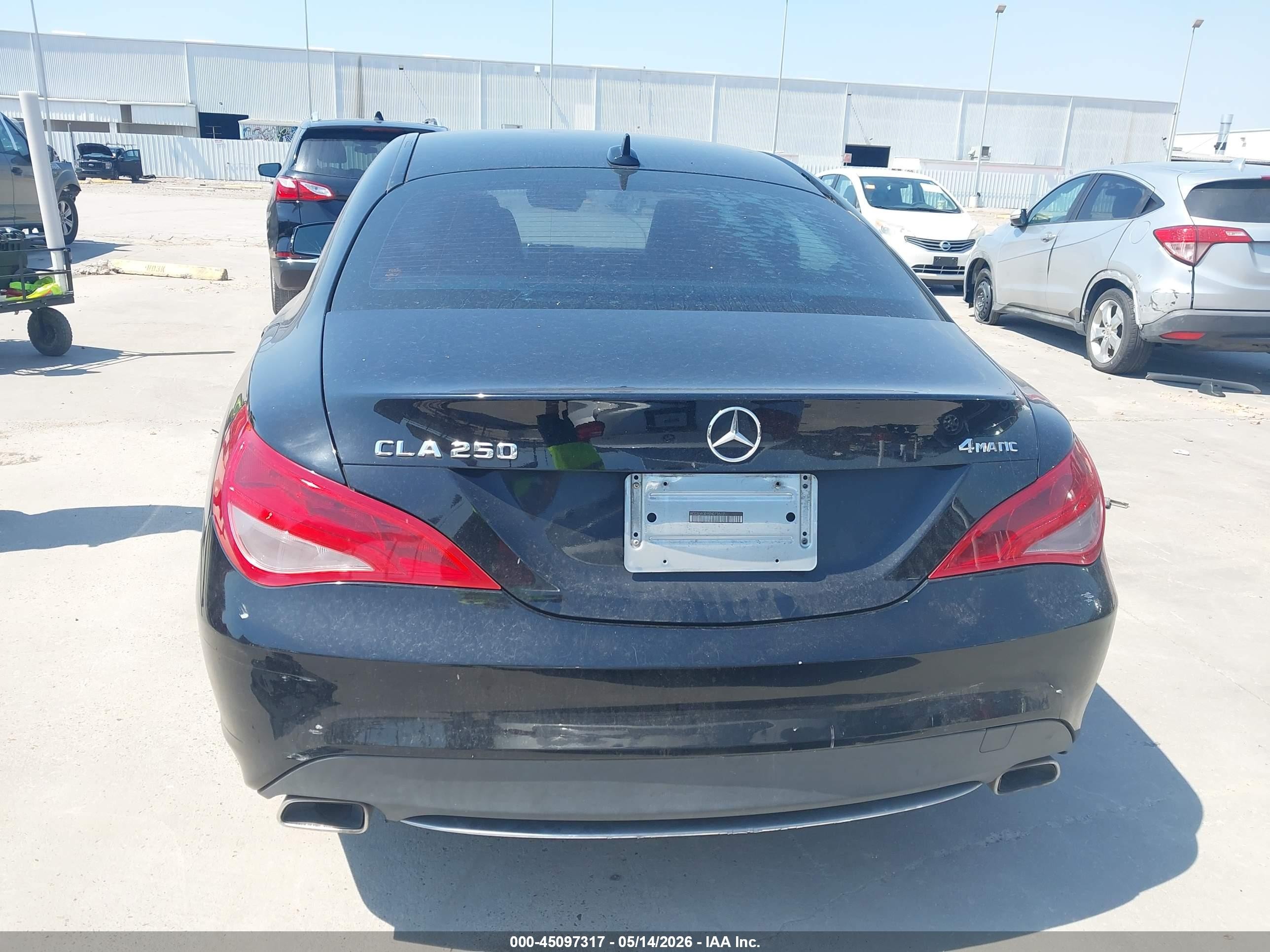 2014 Mercedes-benz Cla 250 4matic Black vin: WDDSJ4GB9EN073517