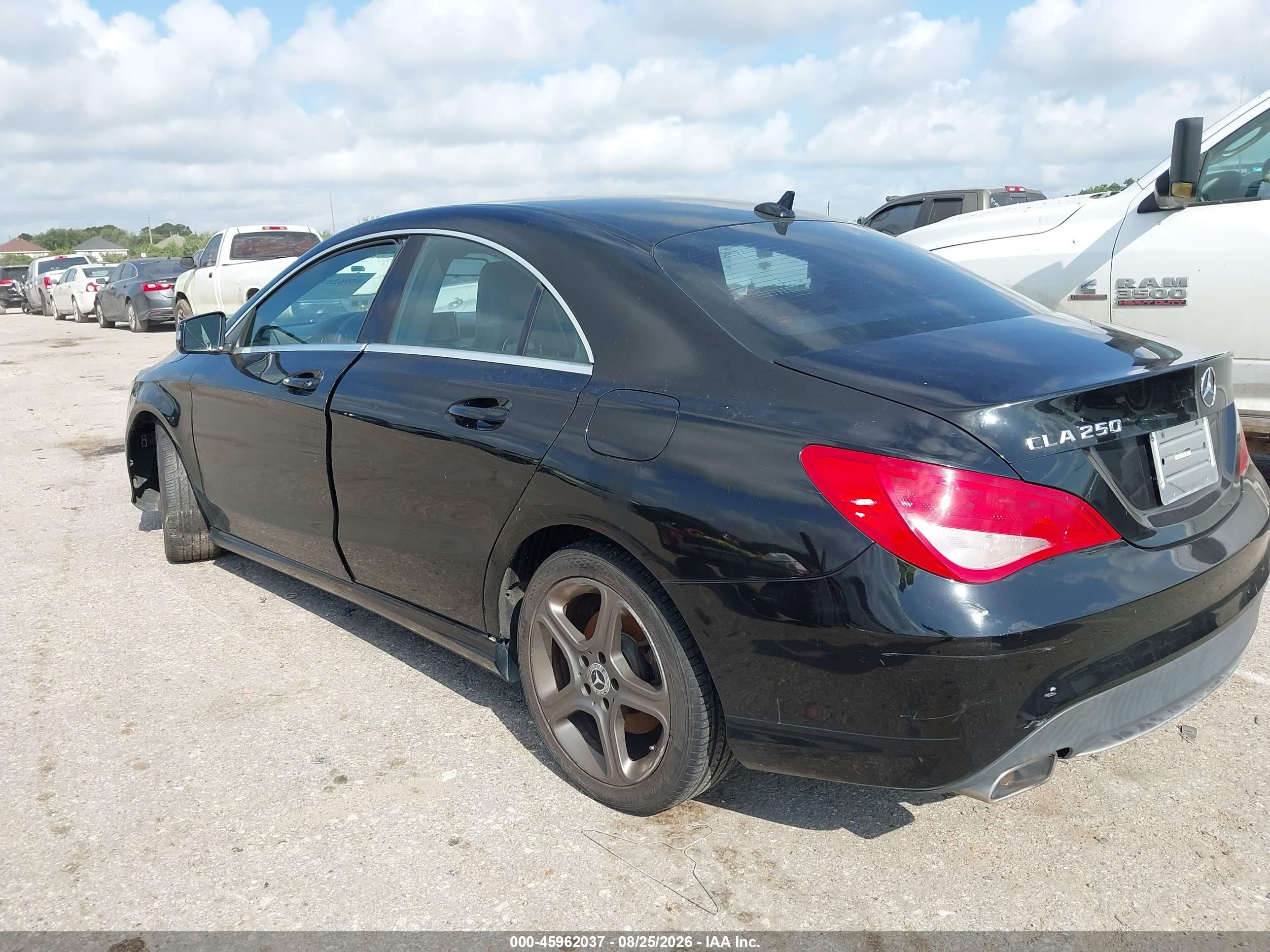 2014 Mercedes-benz Cla 250 4matic Black vin: WDDSJ4GB9EN073517