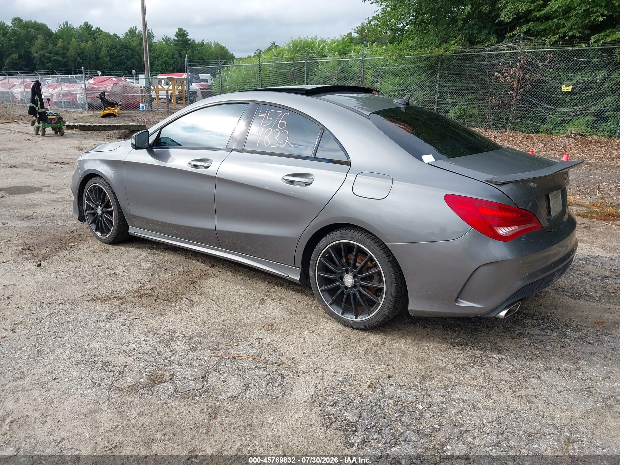 2014 Mercedes-benz Cla 250 4matic Серый vin: WDDSJ4GB9EN081553
