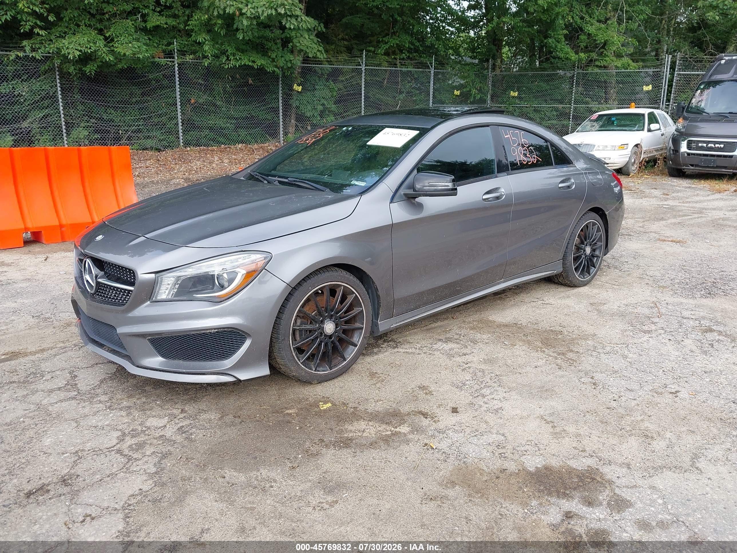 2014 Mercedes-benz Cla 250 4matic Серый vin: WDDSJ4GB9EN081553