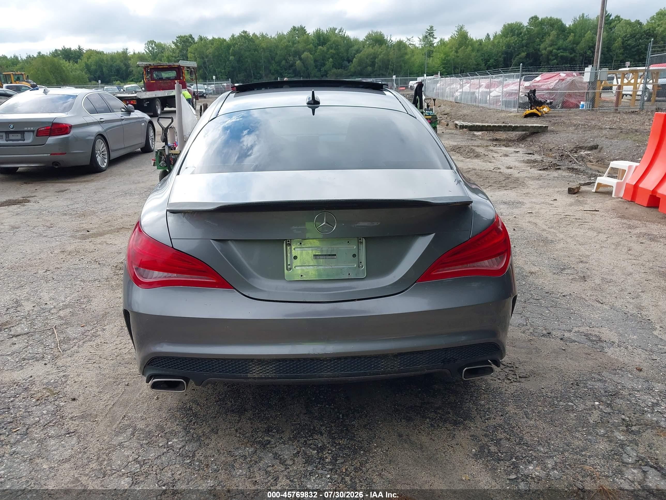 2014 Mercedes-benz Cla 250 4matic Серый vin: WDDSJ4GB9EN081553