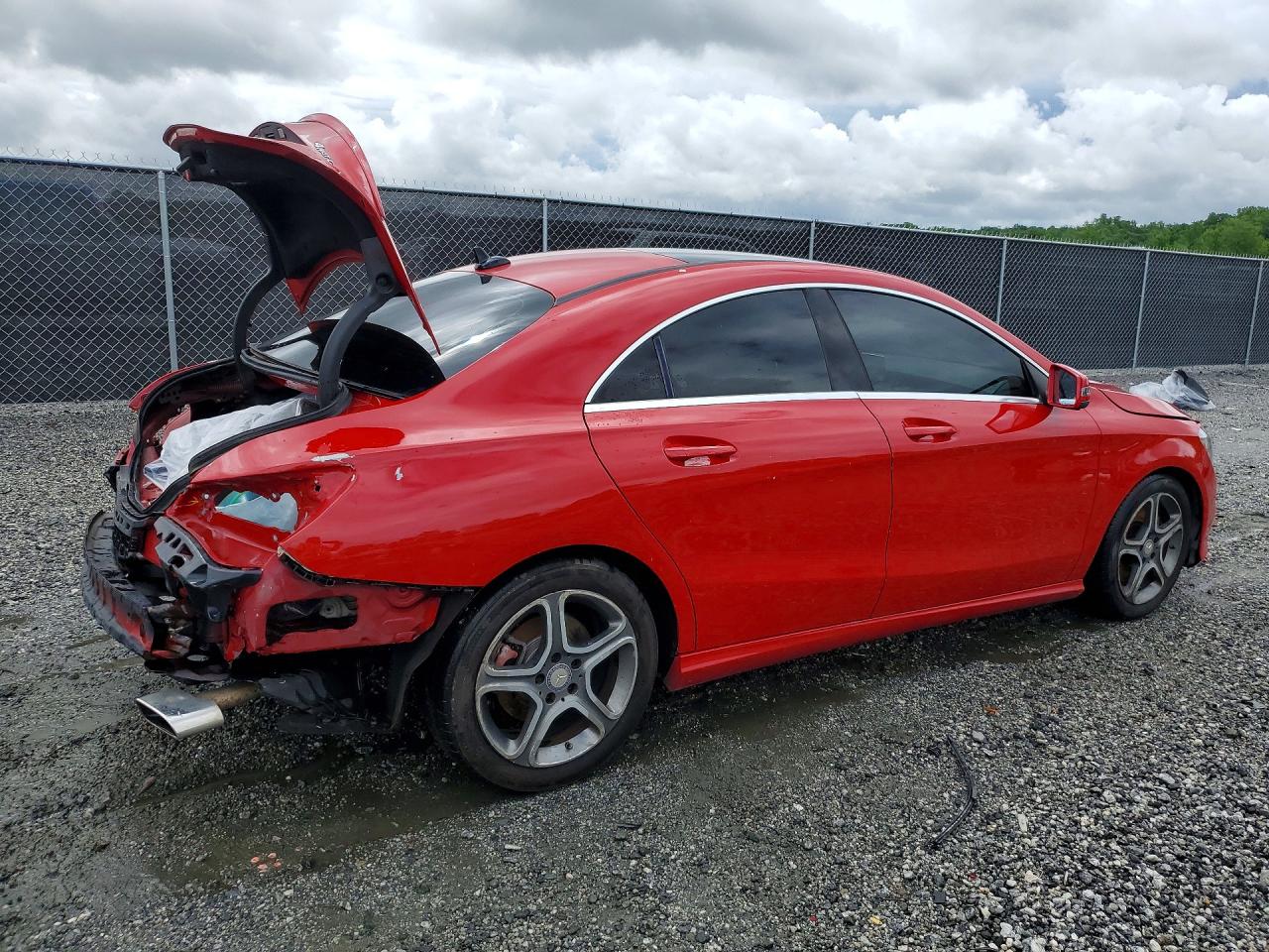 2014 Mercedes-benz Cla 250 4matic Red vin: WDDSJ4GB9EN088096
