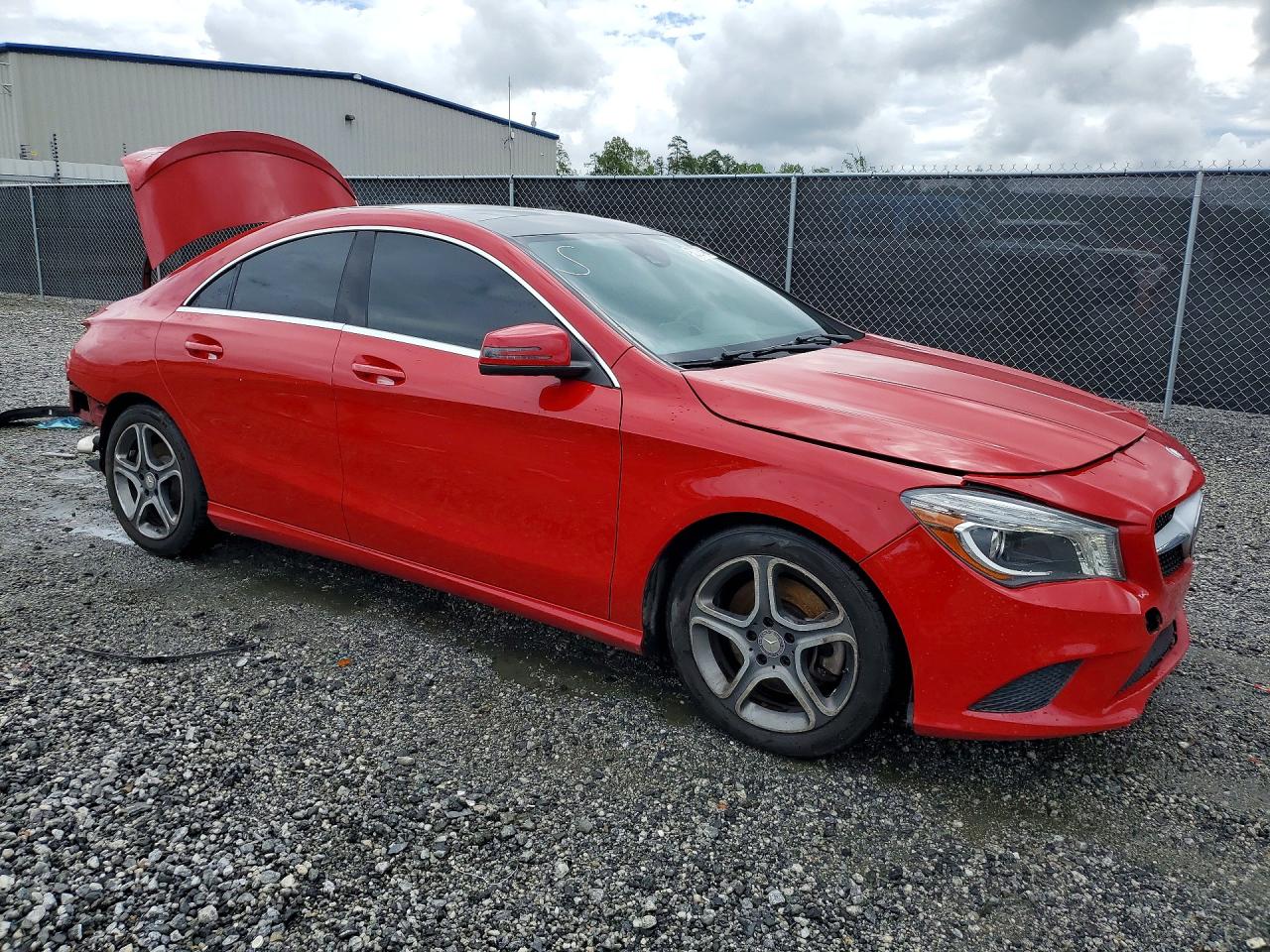 2014 Mercedes-benz Cla 250 4matic Red vin: WDDSJ4GB9EN088096