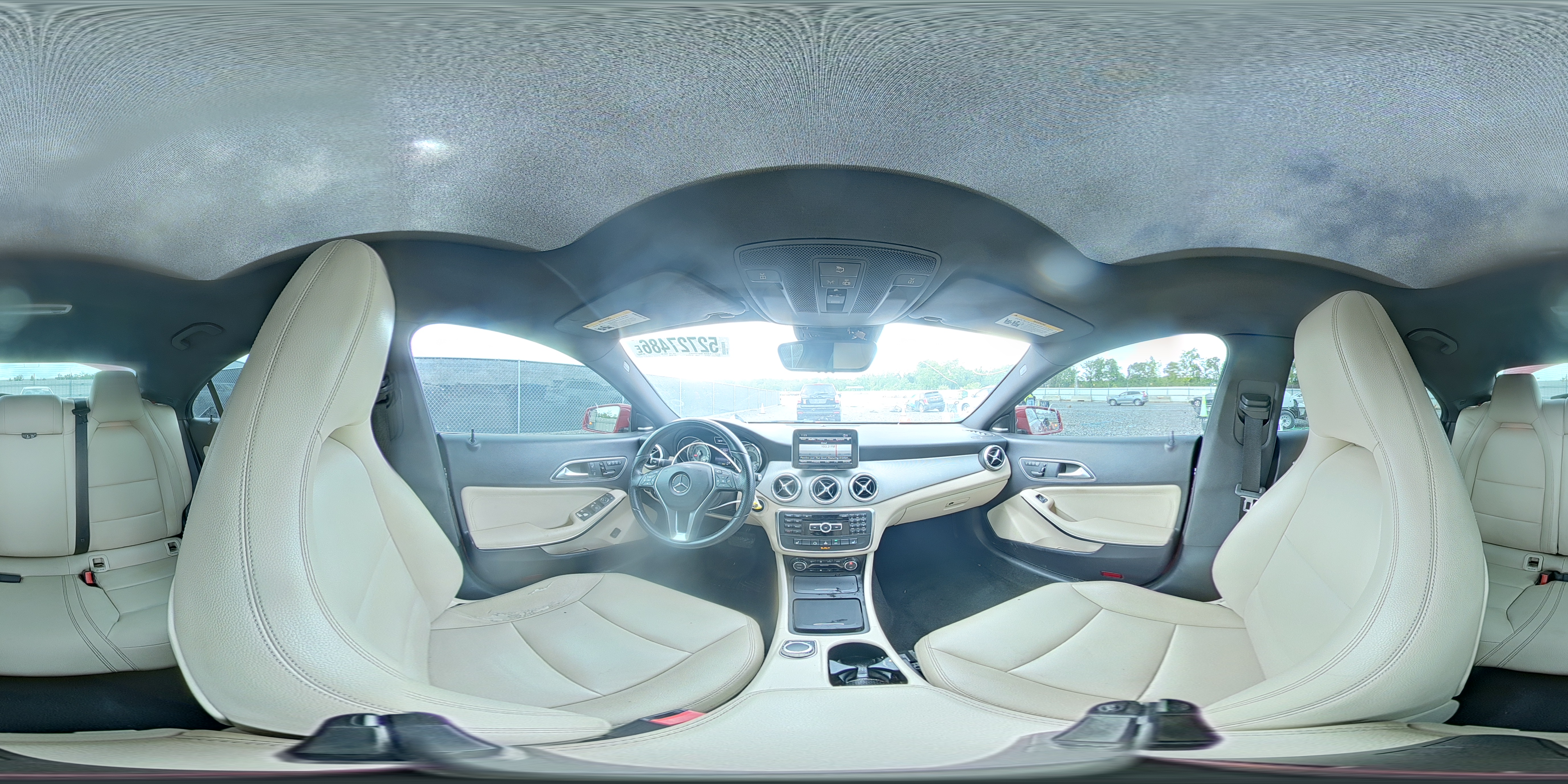 2014 Mercedes-benz Cla 250 4matic Red vin: WDDSJ4GB9EN088096