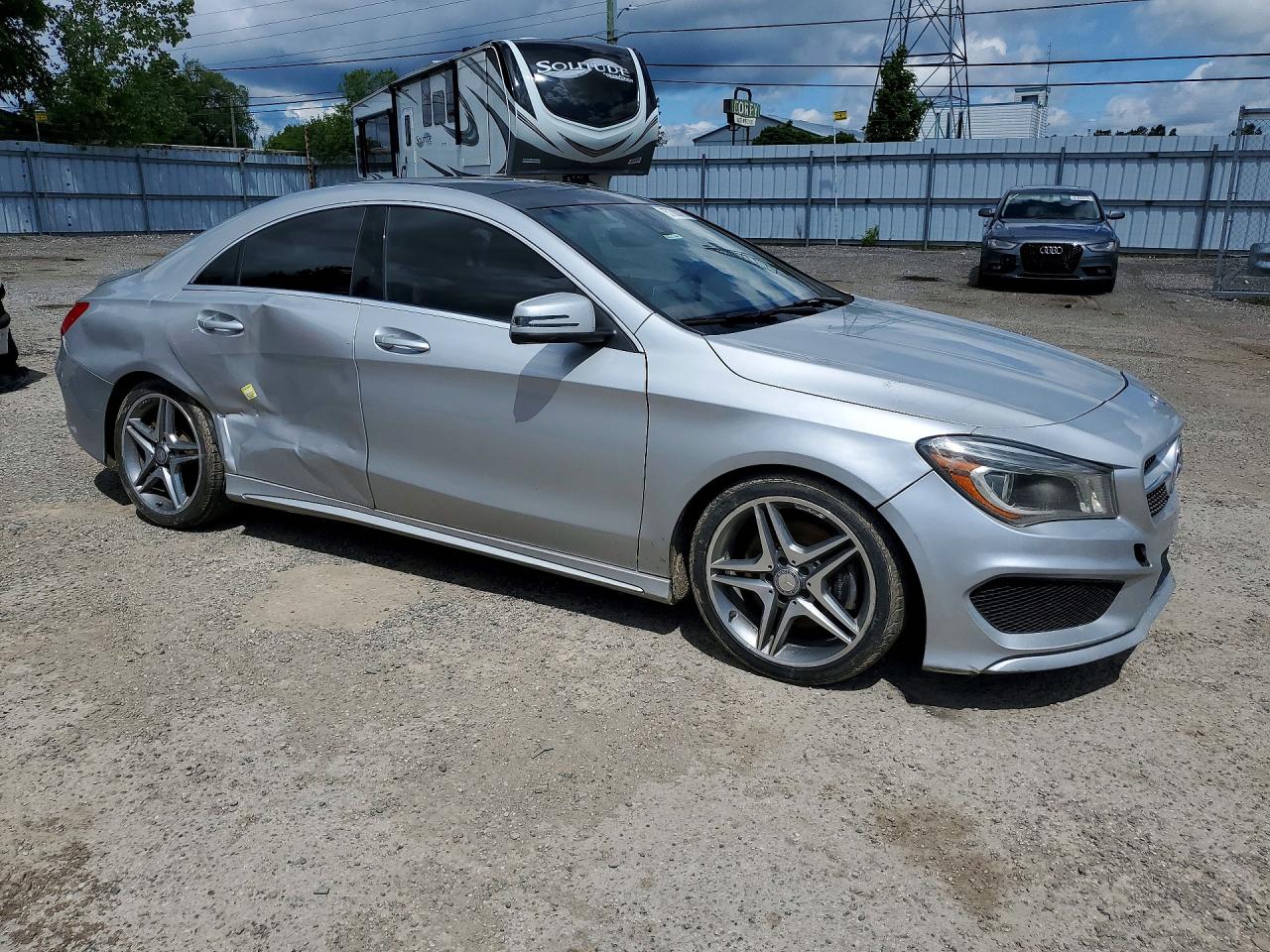2014 Mercedes-benz Cla 250 4matic Silver vin: WDDSJ4GB9EN112221