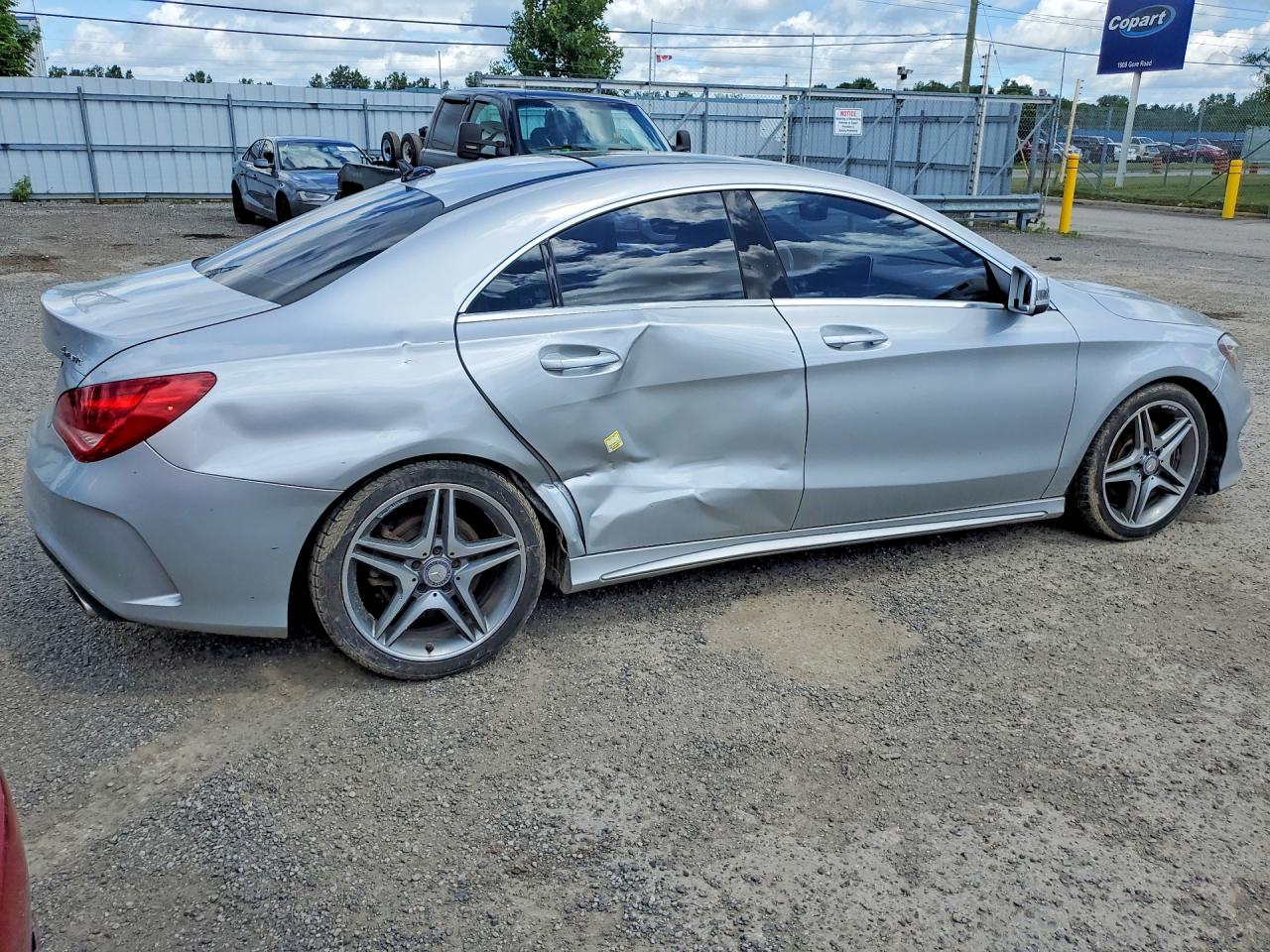 2014 Mercedes-benz Cla 250 4matic Silver vin: WDDSJ4GB9EN112221