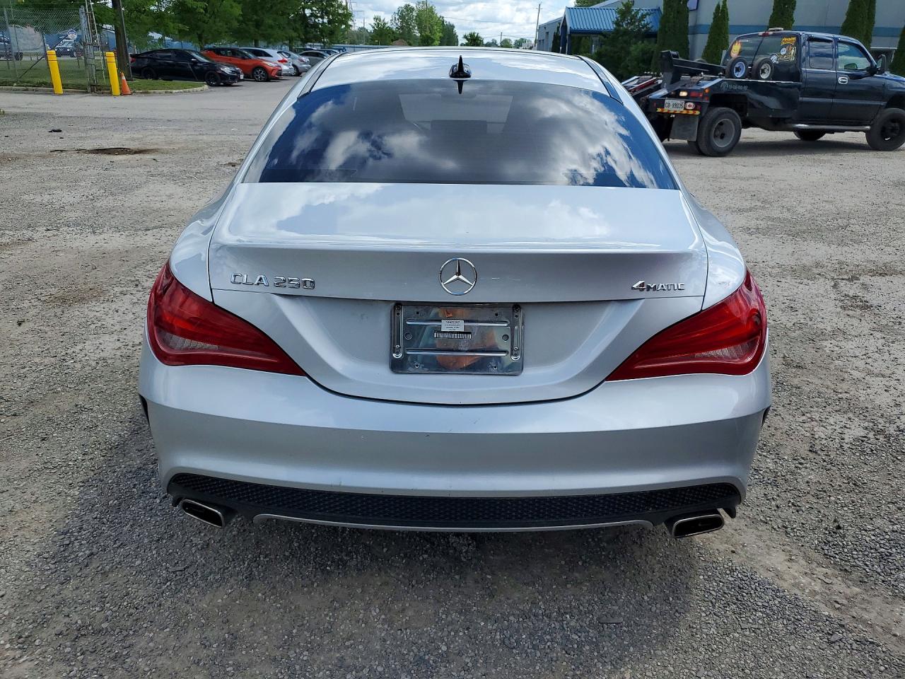 2014 Mercedes-benz Cla 250 4matic Silver vin: WDDSJ4GB9EN112221