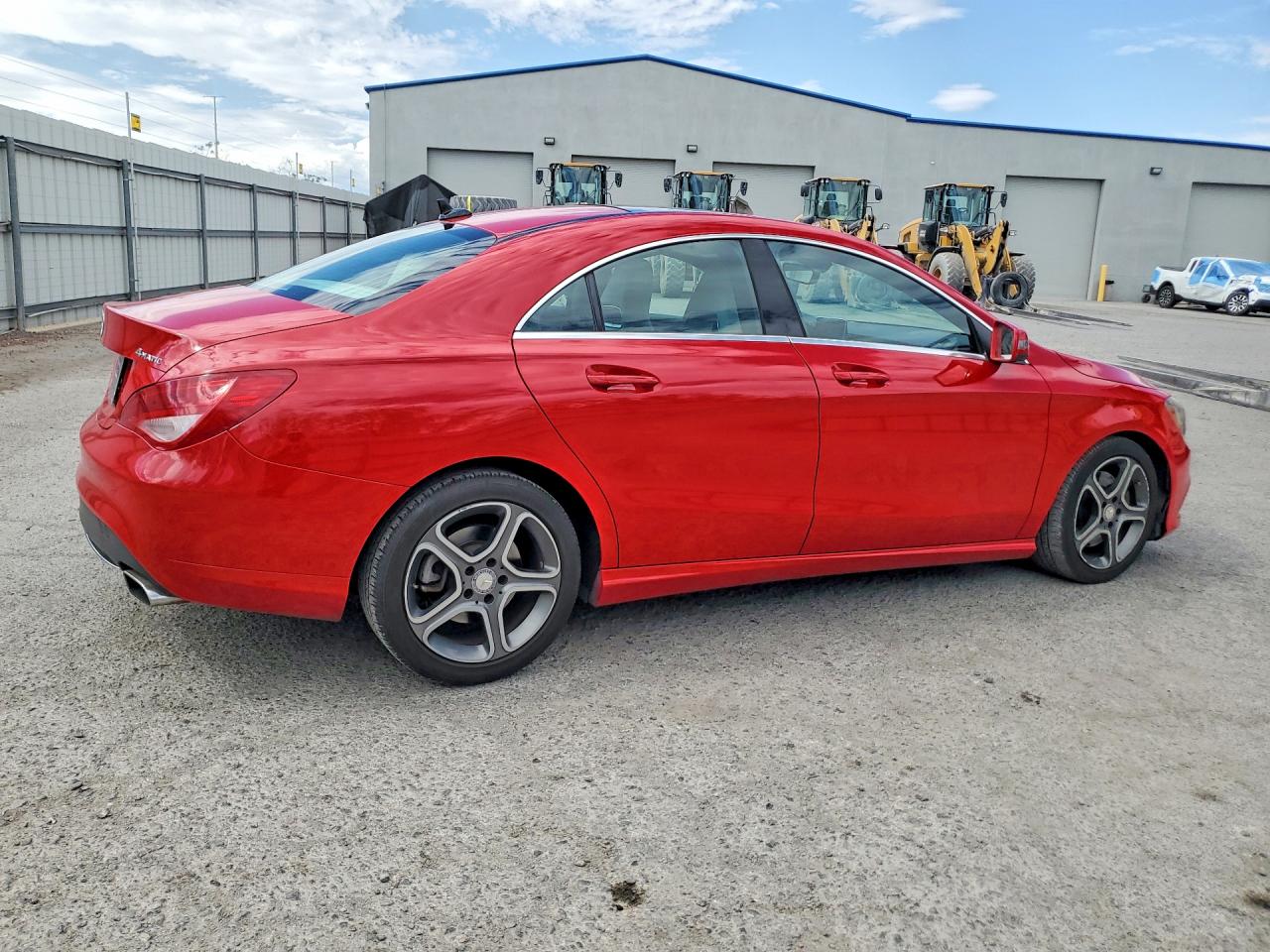 2014 Mercedes-benz Cla 250 4matic Red vin: WDDSJ4GB9EN125650