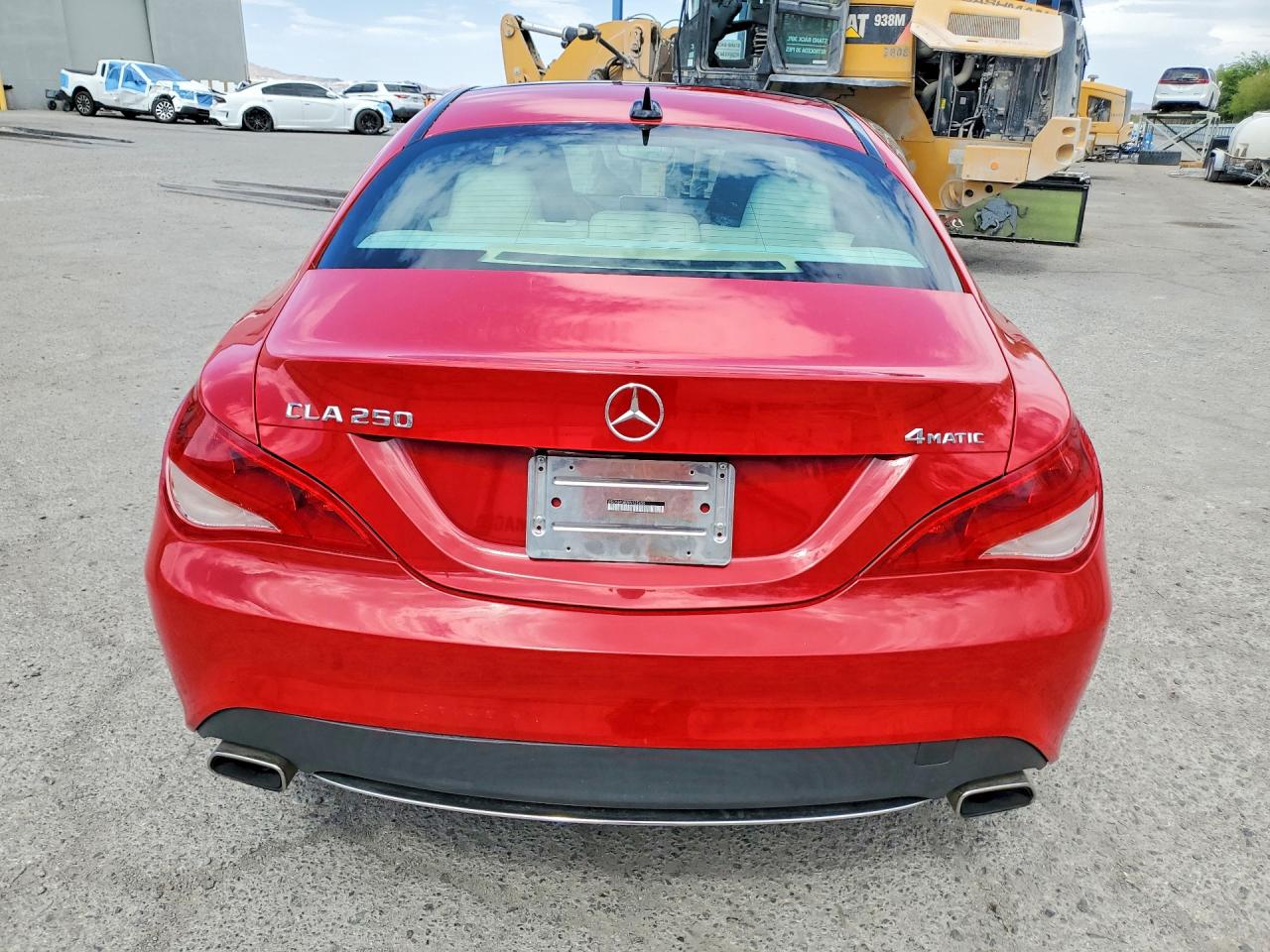 2014 Mercedes-benz Cla 250 4matic Red vin: WDDSJ4GB9EN125650