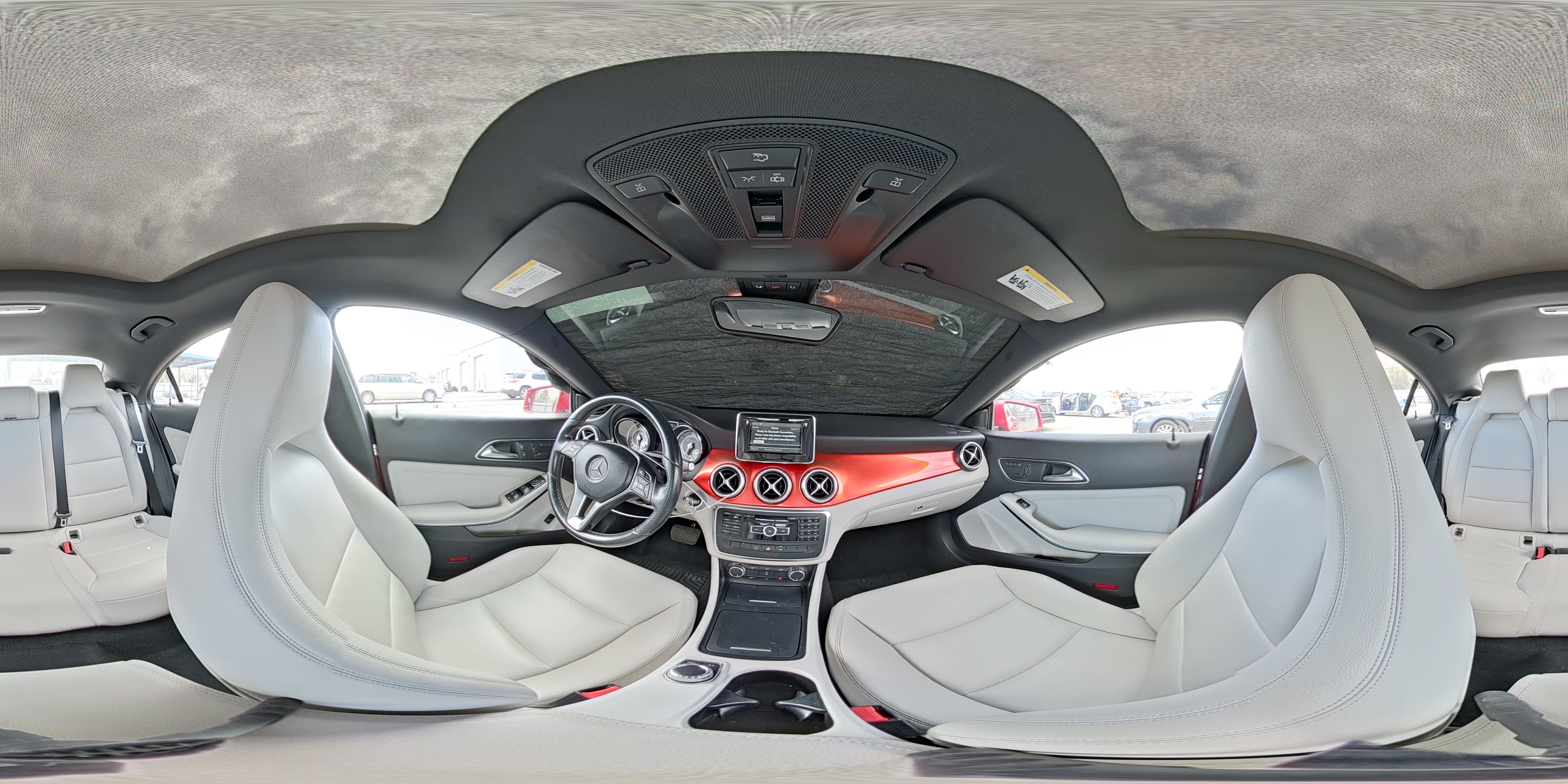 2014 Mercedes-benz Cla 250 4matic Red vin: WDDSJ4GB9EN125650