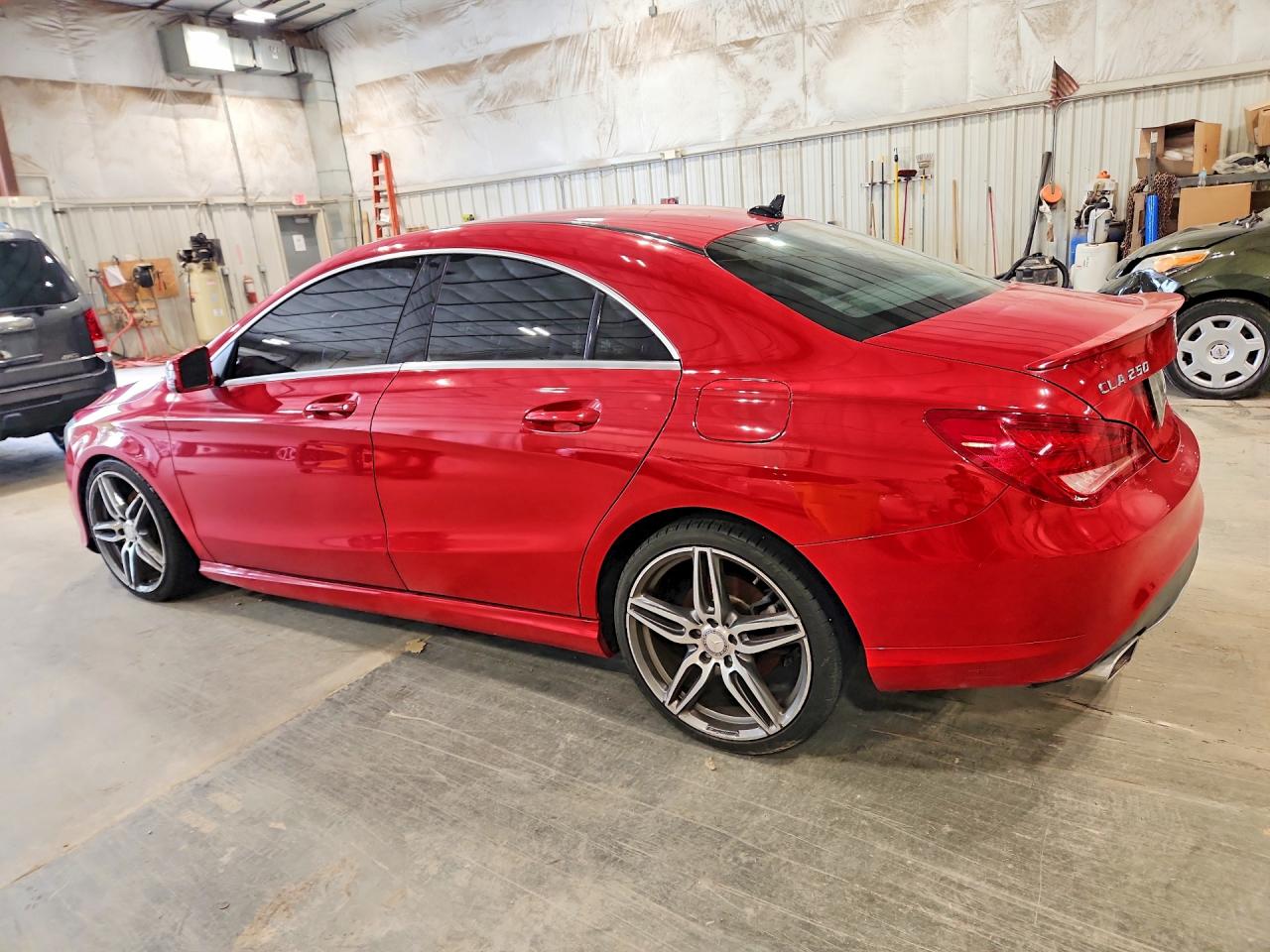 2015 Mercedes-benz Cla 250 4matic Red vin: WDDSJ4GB9FN176342