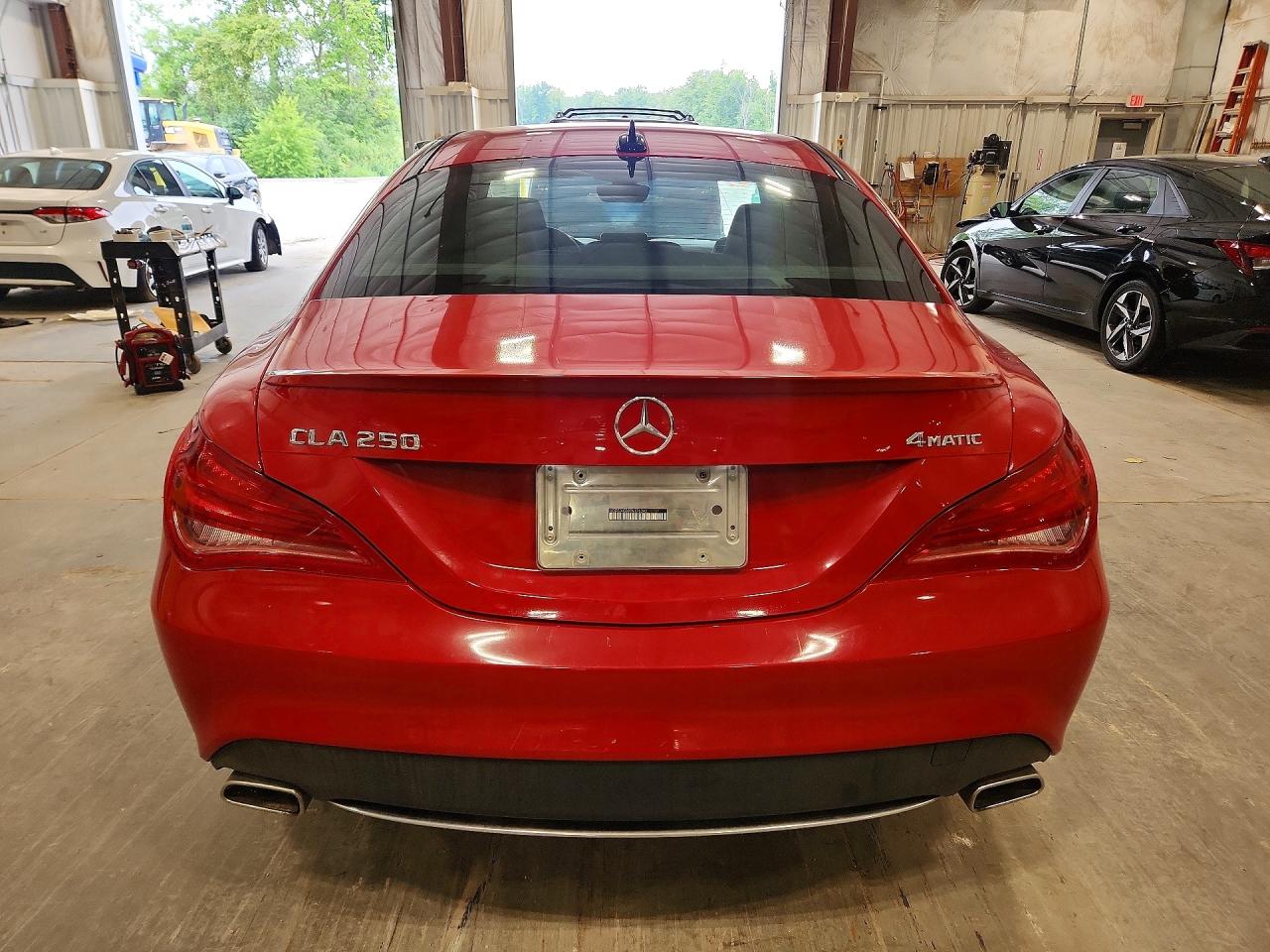 2015 Mercedes-benz Cla 250 4matic Red vin: WDDSJ4GB9FN176342