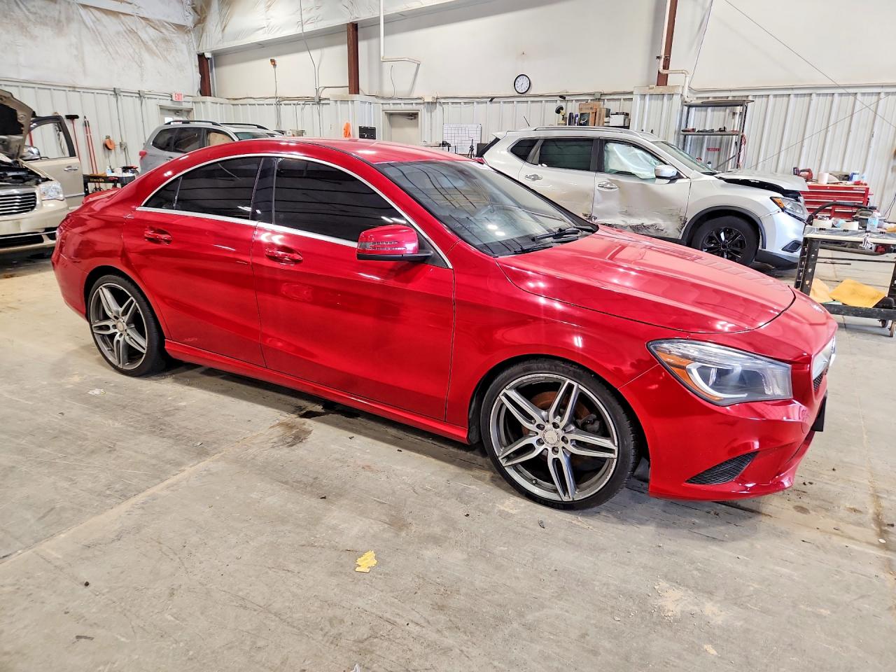 2015 Mercedes-benz Cla 250 4matic Red vin: WDDSJ4GB9FN176342