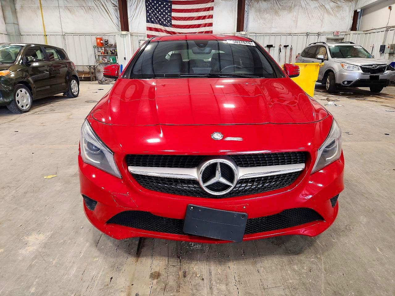 2015 Mercedes-benz Cla 250 4matic Red vin: WDDSJ4GB9FN176342