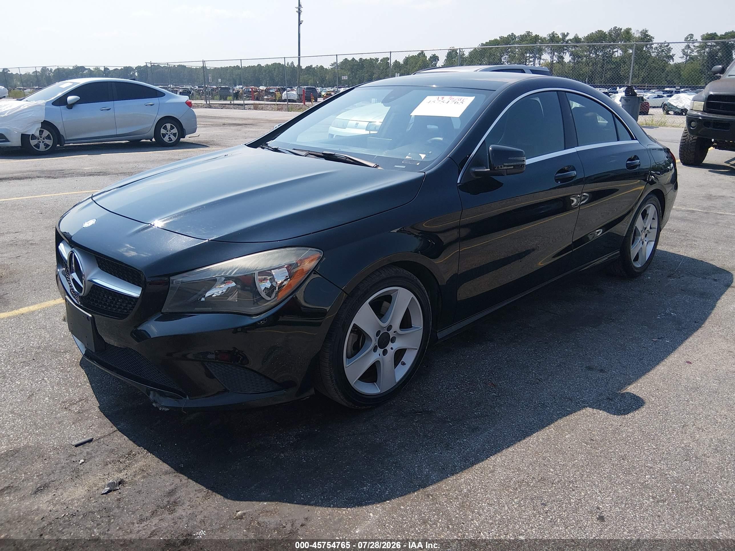 2015 Mercedes-benz Cla 250 4matic Black vin: WDDSJ4GB9FN176664