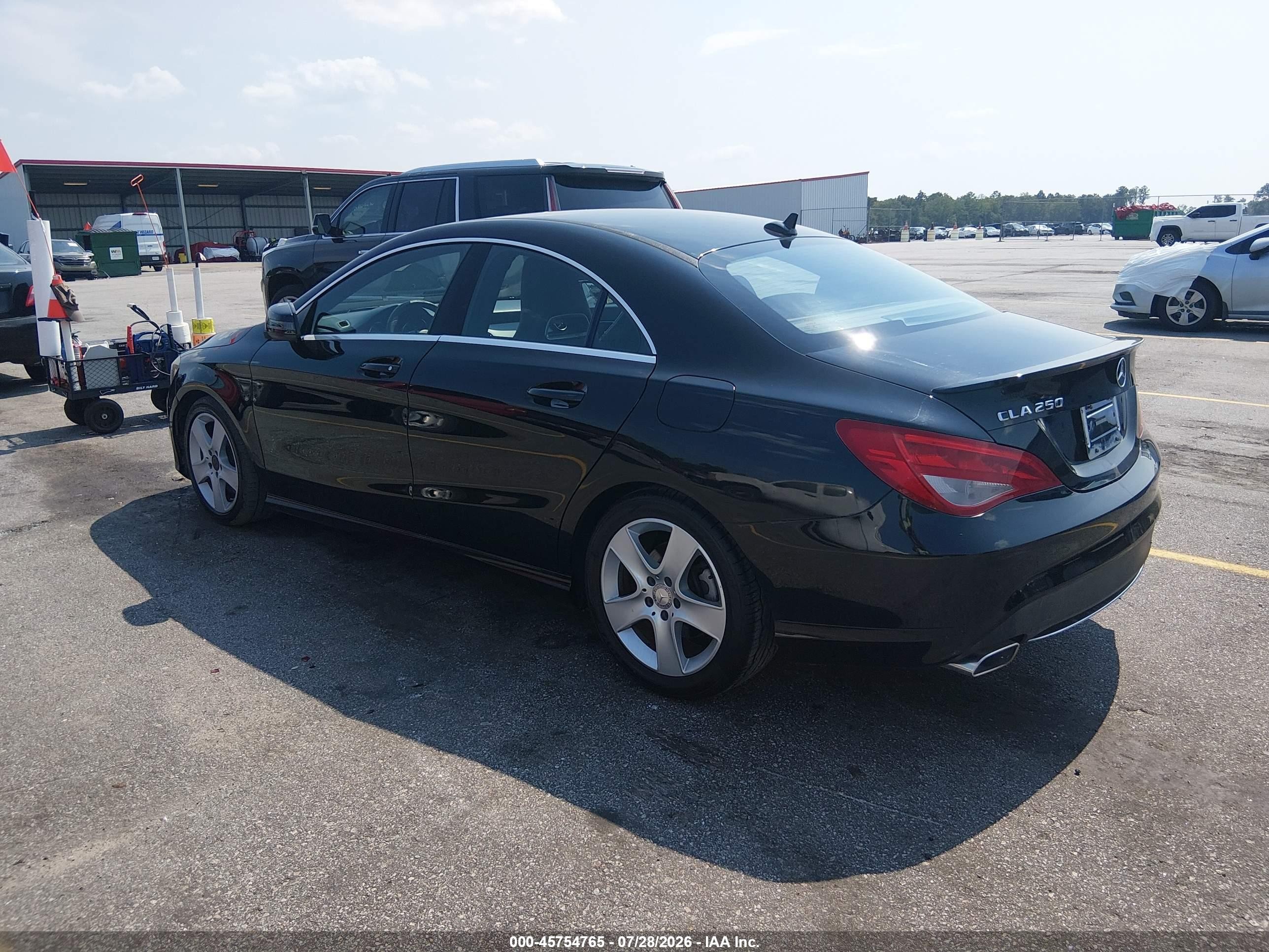 2015 Mercedes-benz Cla 250 4matic Black vin: WDDSJ4GB9FN176664