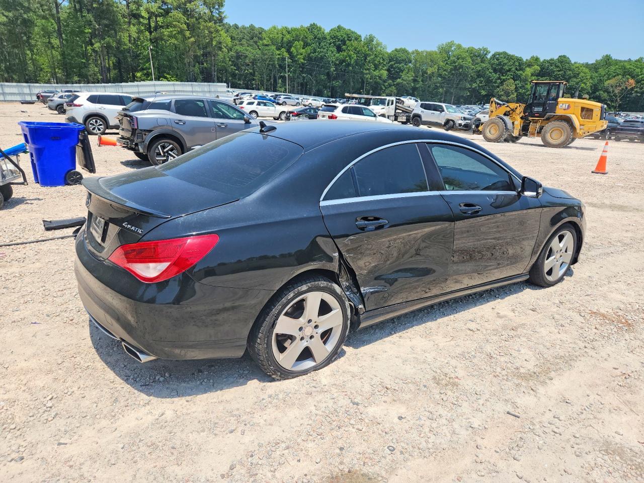 2015 Mercedes-benz Cla 250 4matic Черный vin: WDDSJ4GB9FN177345