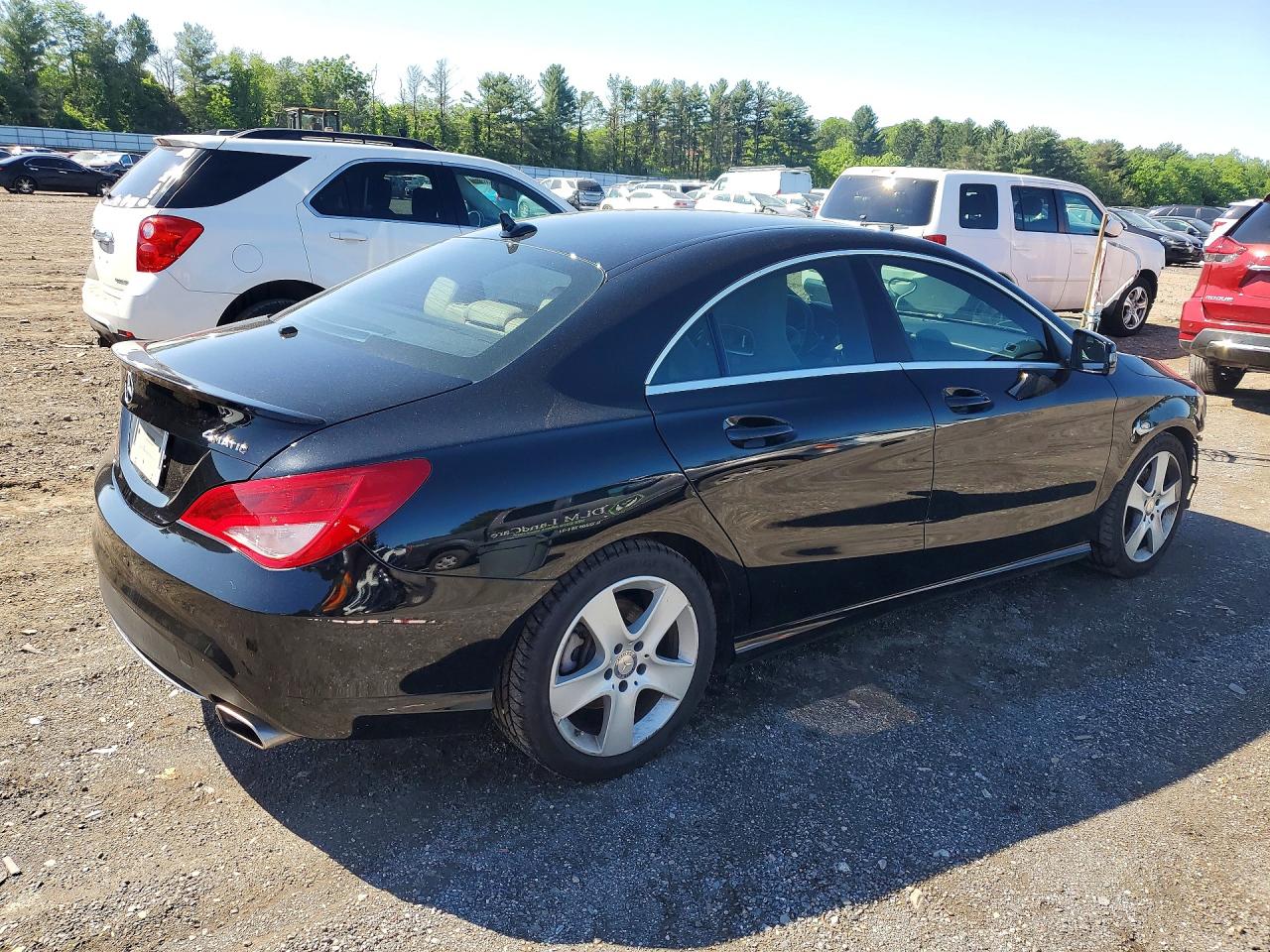2015 Mercedes-benz Cla 250 4matic Black vin: WDDSJ4GB9FN191598
