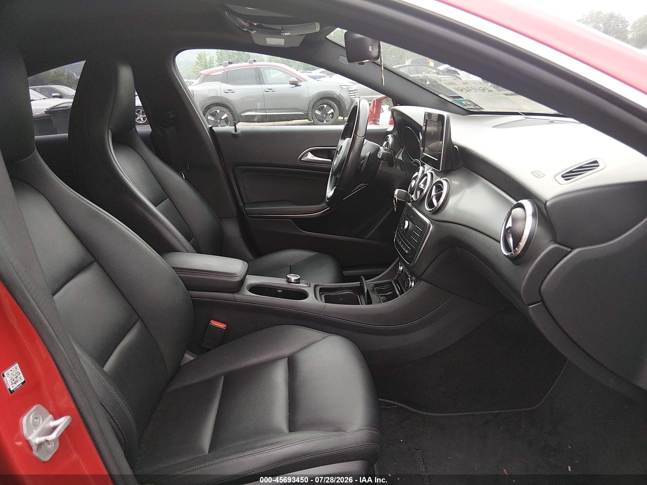 2015 Mercedes-benz Cla 250 4matic Red vin: WDDSJ4GB9FN214037