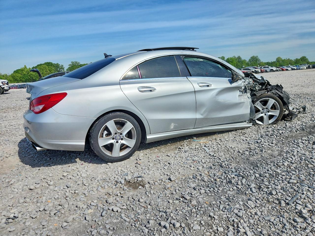 2015 Mercedes-benz Cla 250 4matic Silver vin: WDDSJ4GB9FN217830