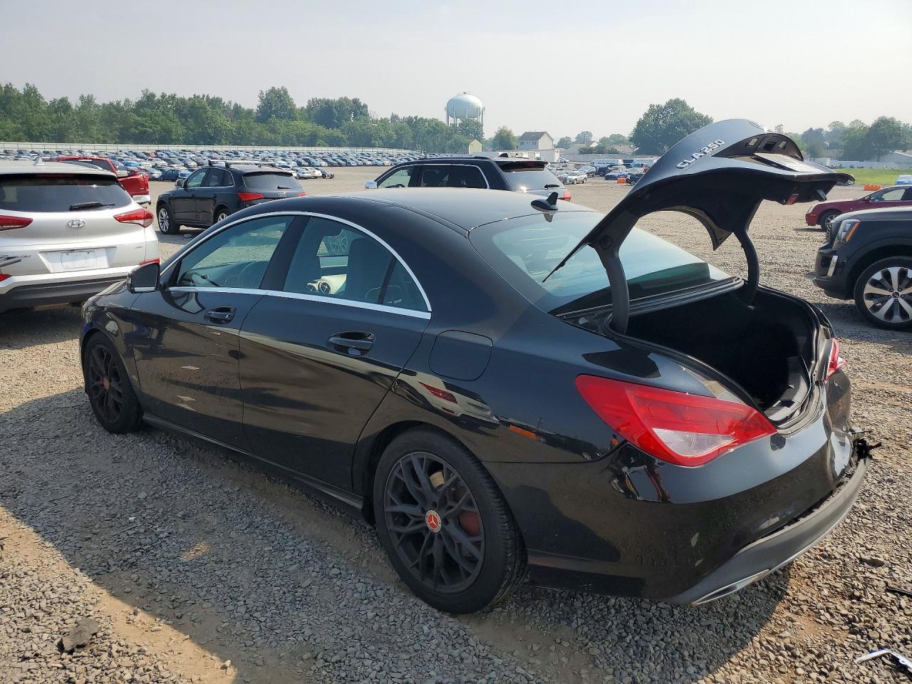 2018 Mercedes-benz Cla 250 4matic Черный vin: WDDSJ4GB9JN610252