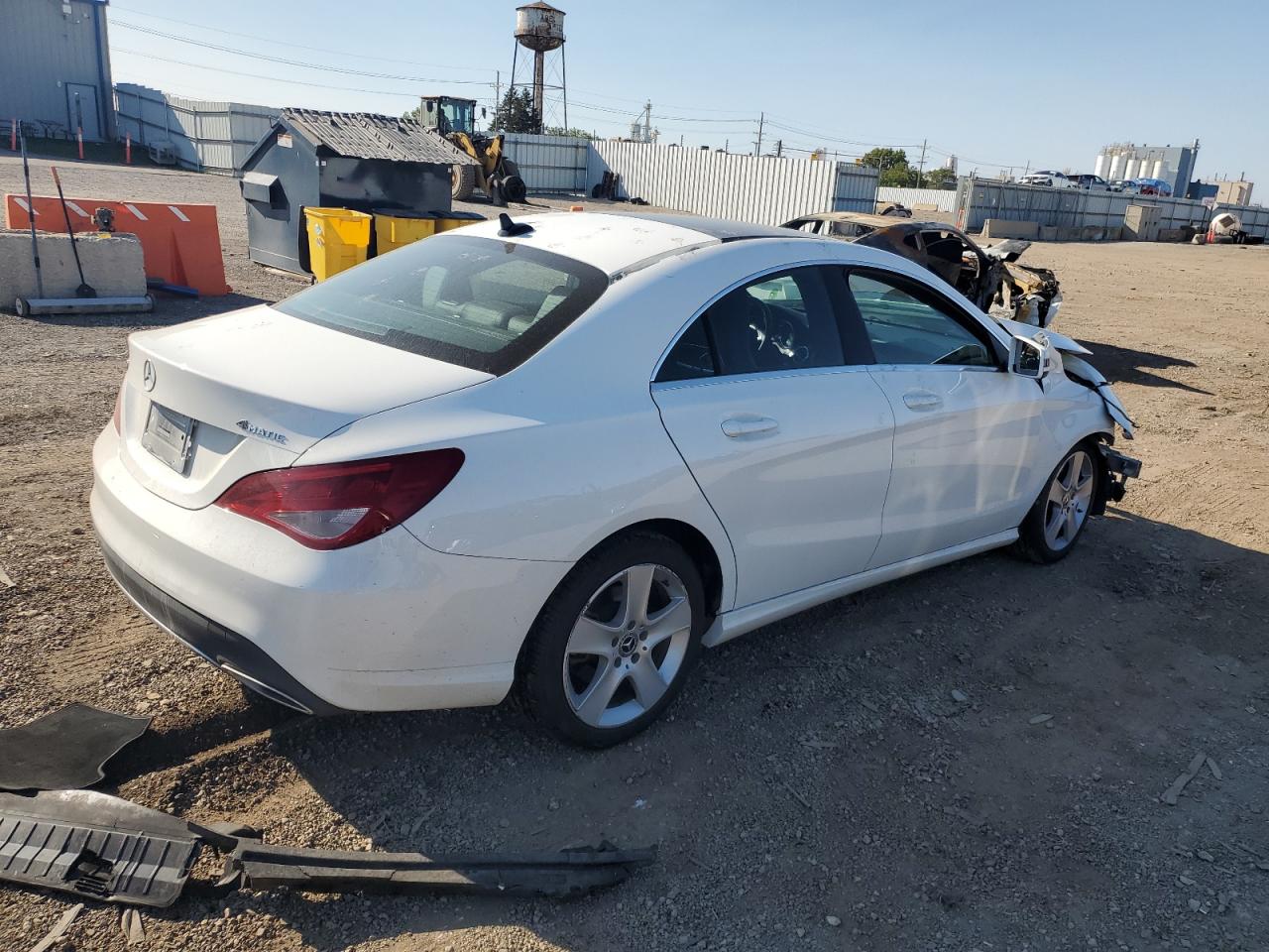 2018 Mercedes-benz Cla 250 4matic Белый vin: WDDSJ4GB9JN636754