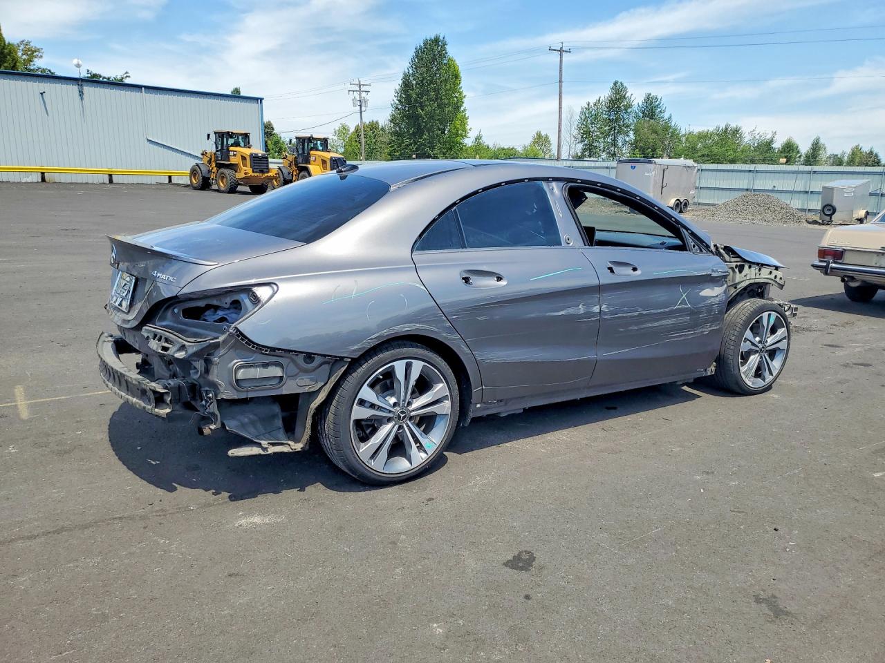 2019 Mercedes-benz Cla 250 4matic Gray vin: WDDSJ4GB9KN730375