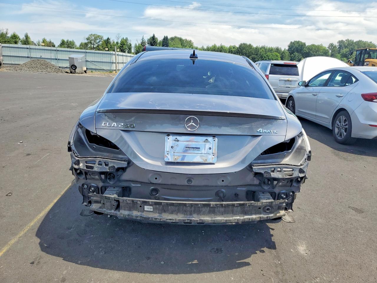 2019 Mercedes-benz Cla 250 4matic Gray vin: WDDSJ4GB9KN730375