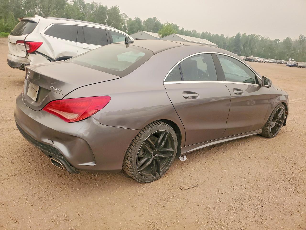 2014 Mercedes-benz Cla 250 4matic Gray vin: WDDSJ4GBXEN078225