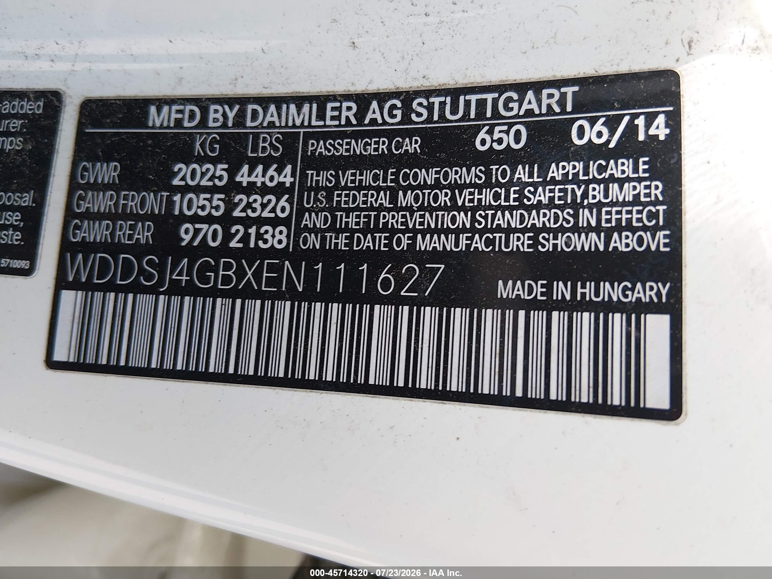 2014 Mercedes-benz Cla 250 4matic White vin: WDDSJ4GBXEN111627