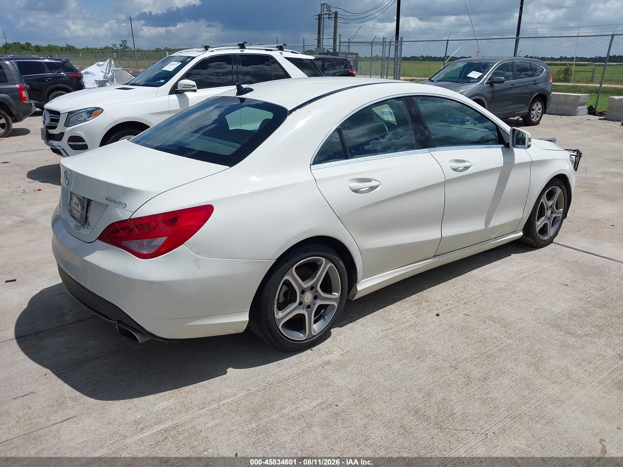 2014 Mercedes-benz Cla 250 4matic White vin: WDDSJ4GBXEN149262