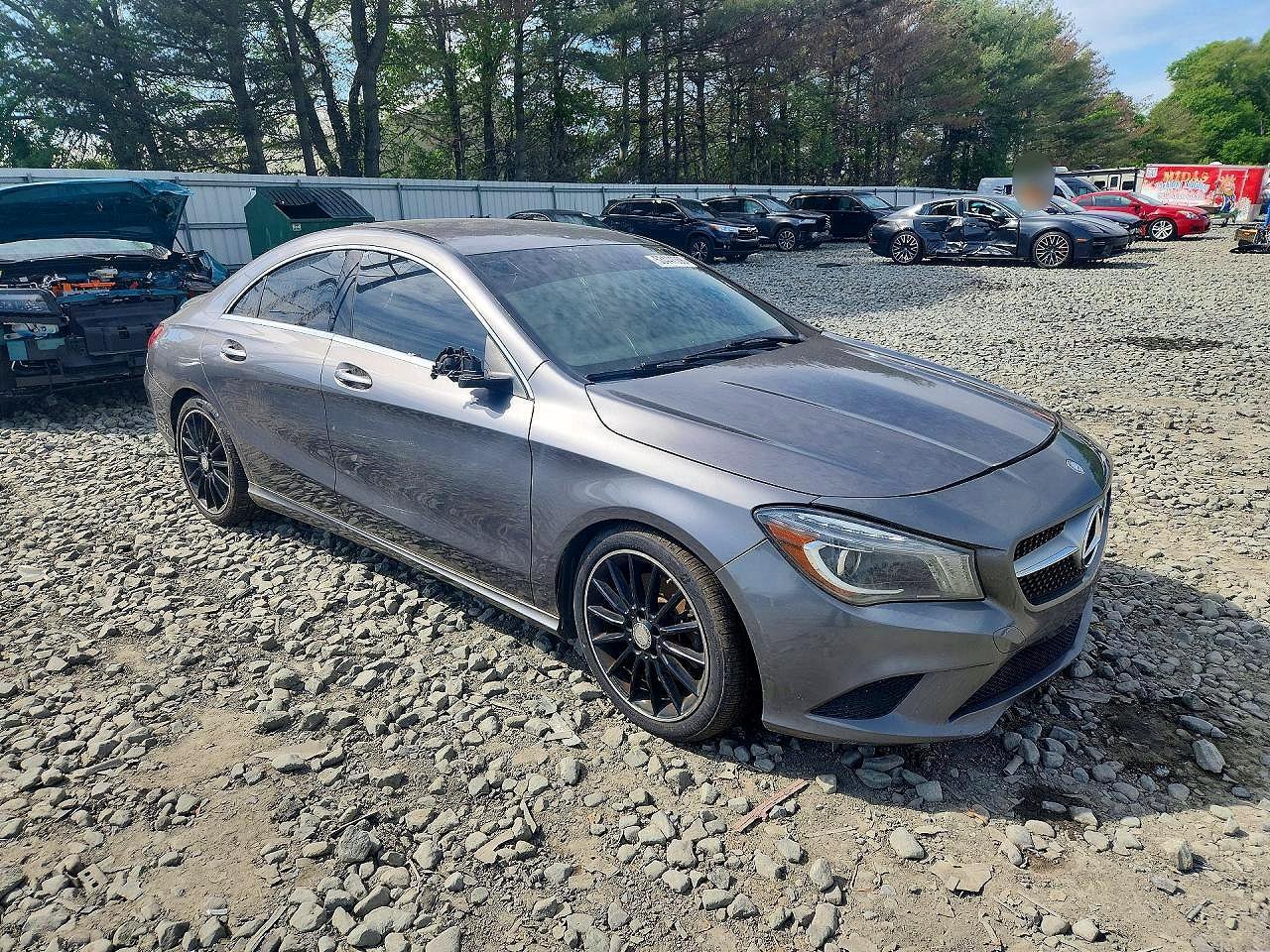 2014 Mercedes-benz Cla 250 4matic Серый vin: WDDSJ4GBXEN154882