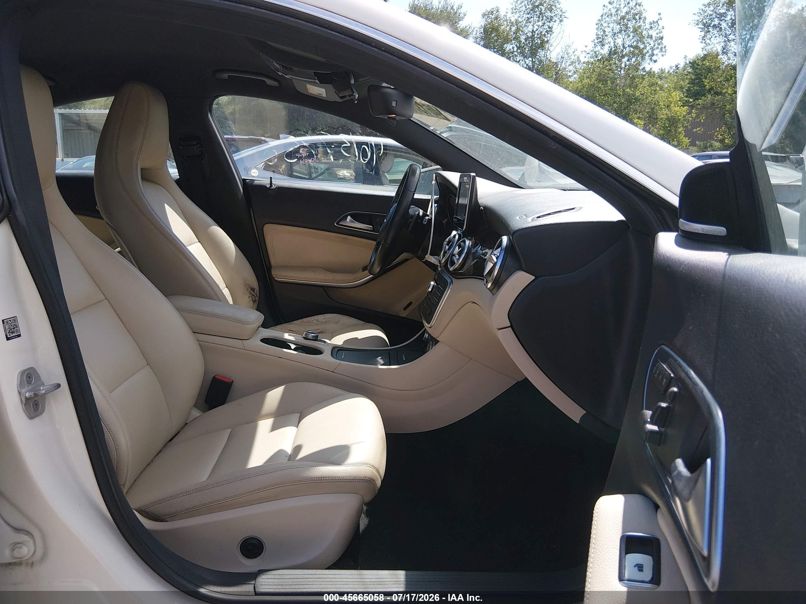 2015 Mercedes-benz Cla 250 4matic White vin: WDDSJ4GBXFN173465