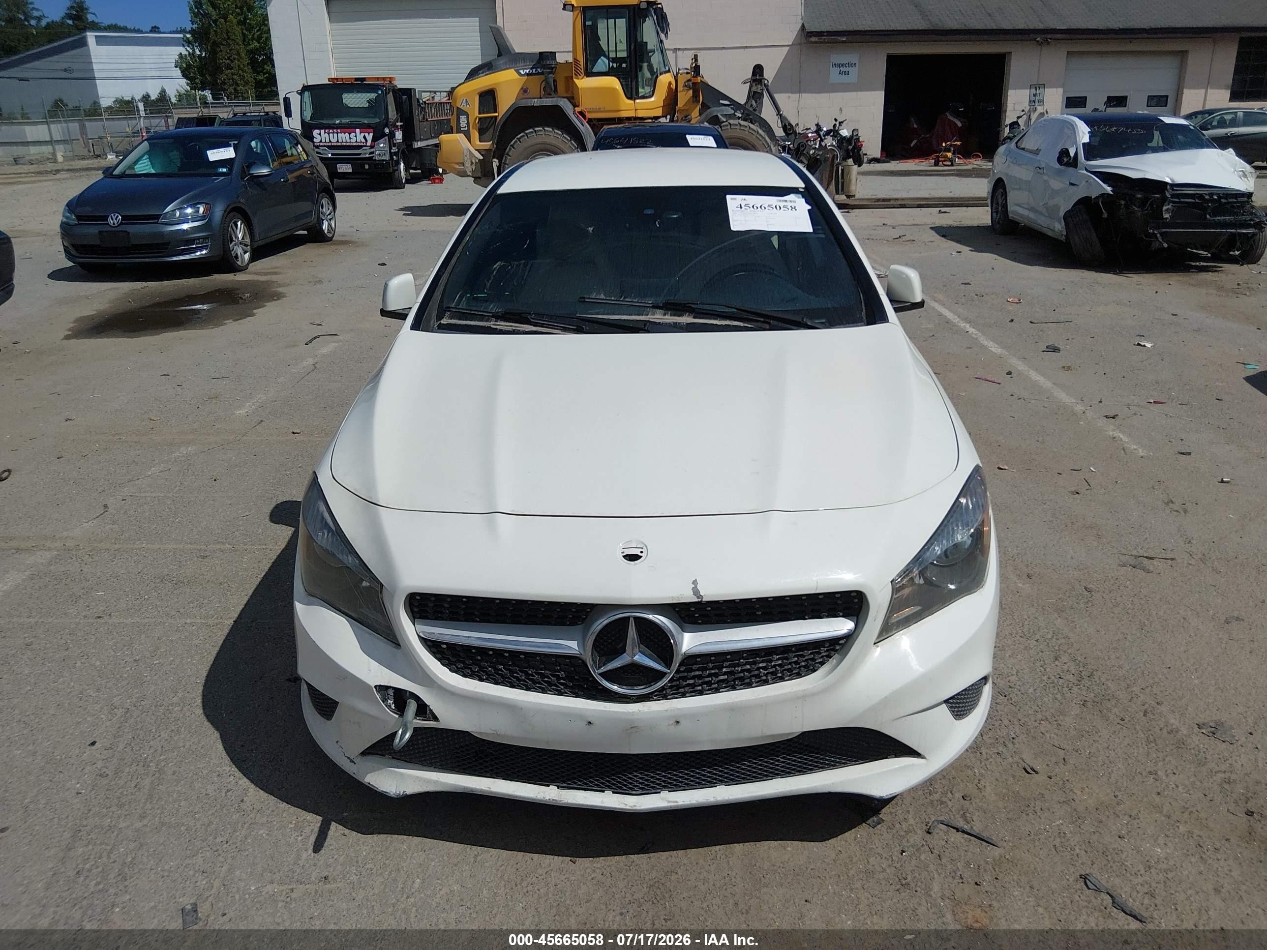 2015 Mercedes-benz Cla 250 4matic White vin: WDDSJ4GBXFN173465